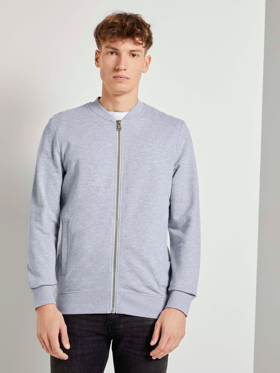 Tom Tailor Denim Basic Sweatvest Light Stone Grey Melange Xs tom tailor denim kopen in de aanbieding Tom Tailor Denim Basic Sweatvest Light Stone Grey Melange Xs tom tailor denim kopen in de aanbieding