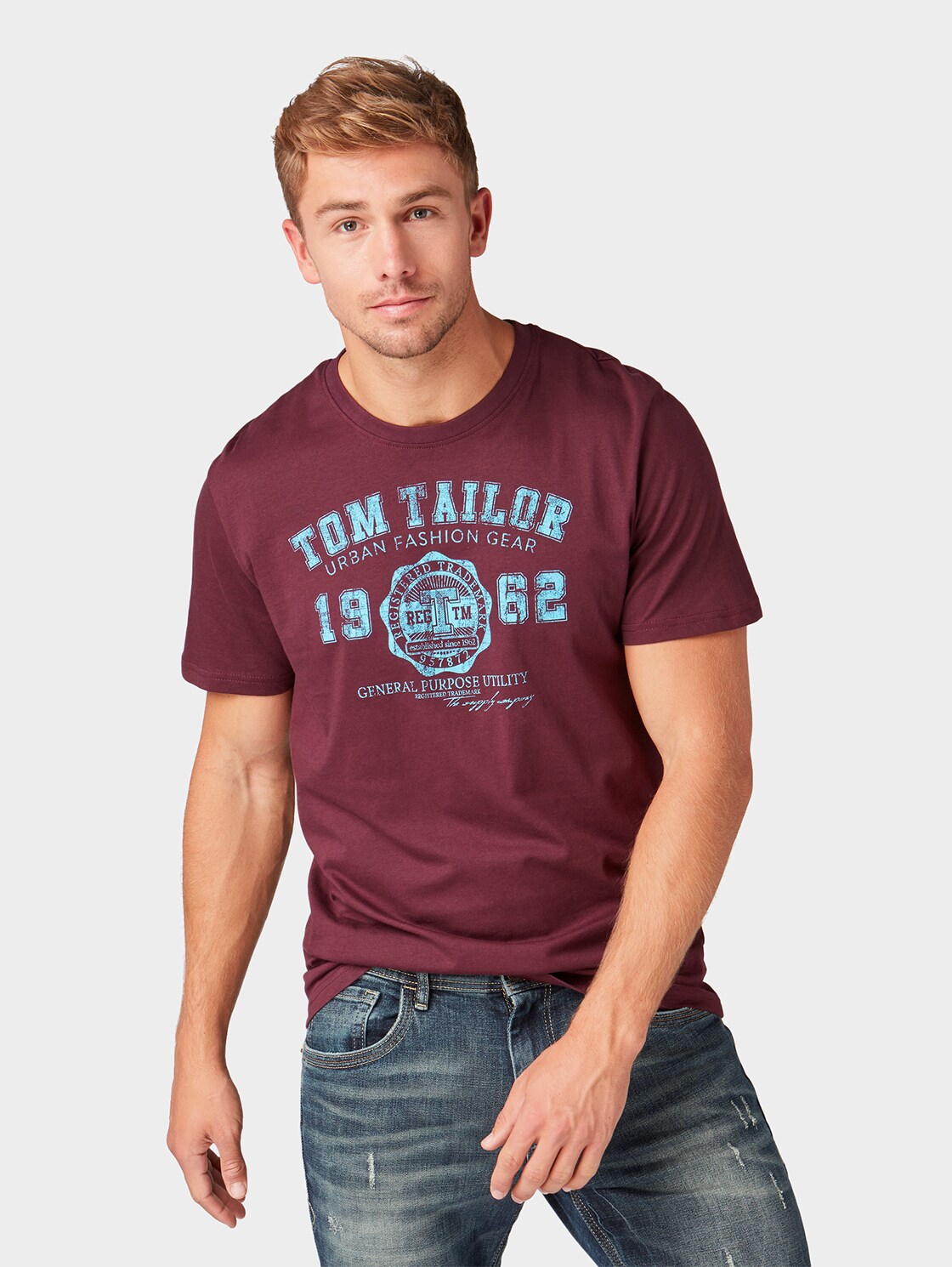 Tom Tailor T Shirt Met Logo Gipsy Purple Xs tom tailor kopen in de aanbieding Tom Tailor T Shirt Met Logo Gipsy Purple Xs tom tailor kopen in de aanbieding