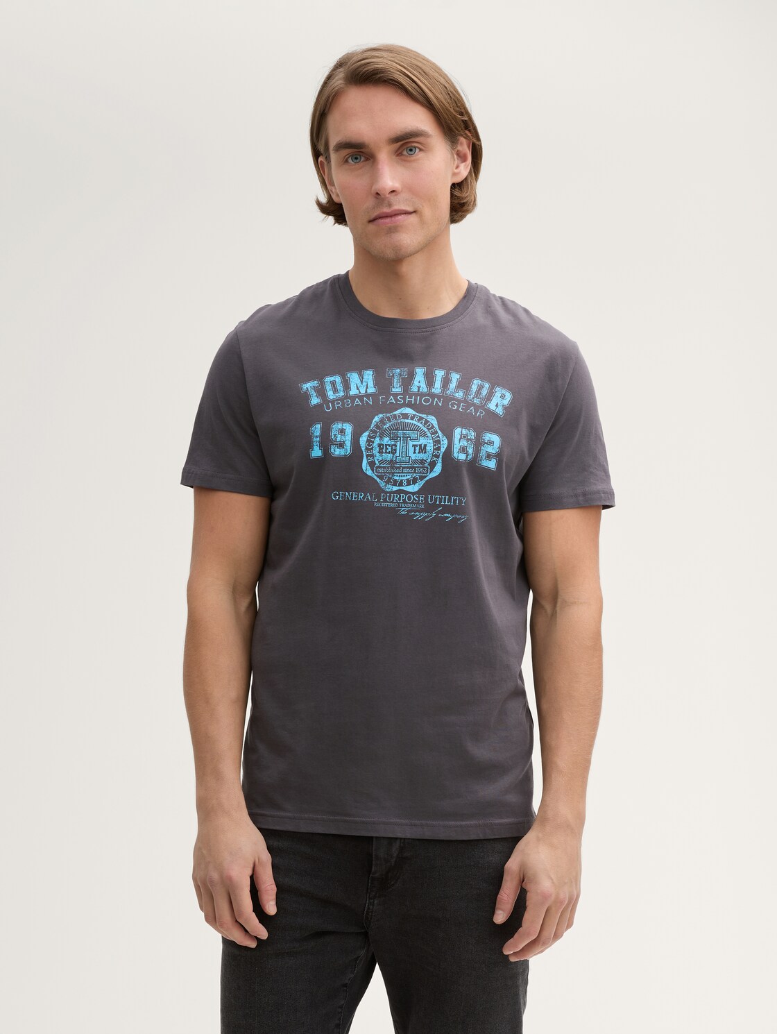 Tom Tailor T Shirt Met Logo Tarmac Grey Xxl tom tailor kopen in de aanbieding Tom Tailor T Shirt Met Logo Tarmac Grey Xxl tom tailor kopen in de aanbieding