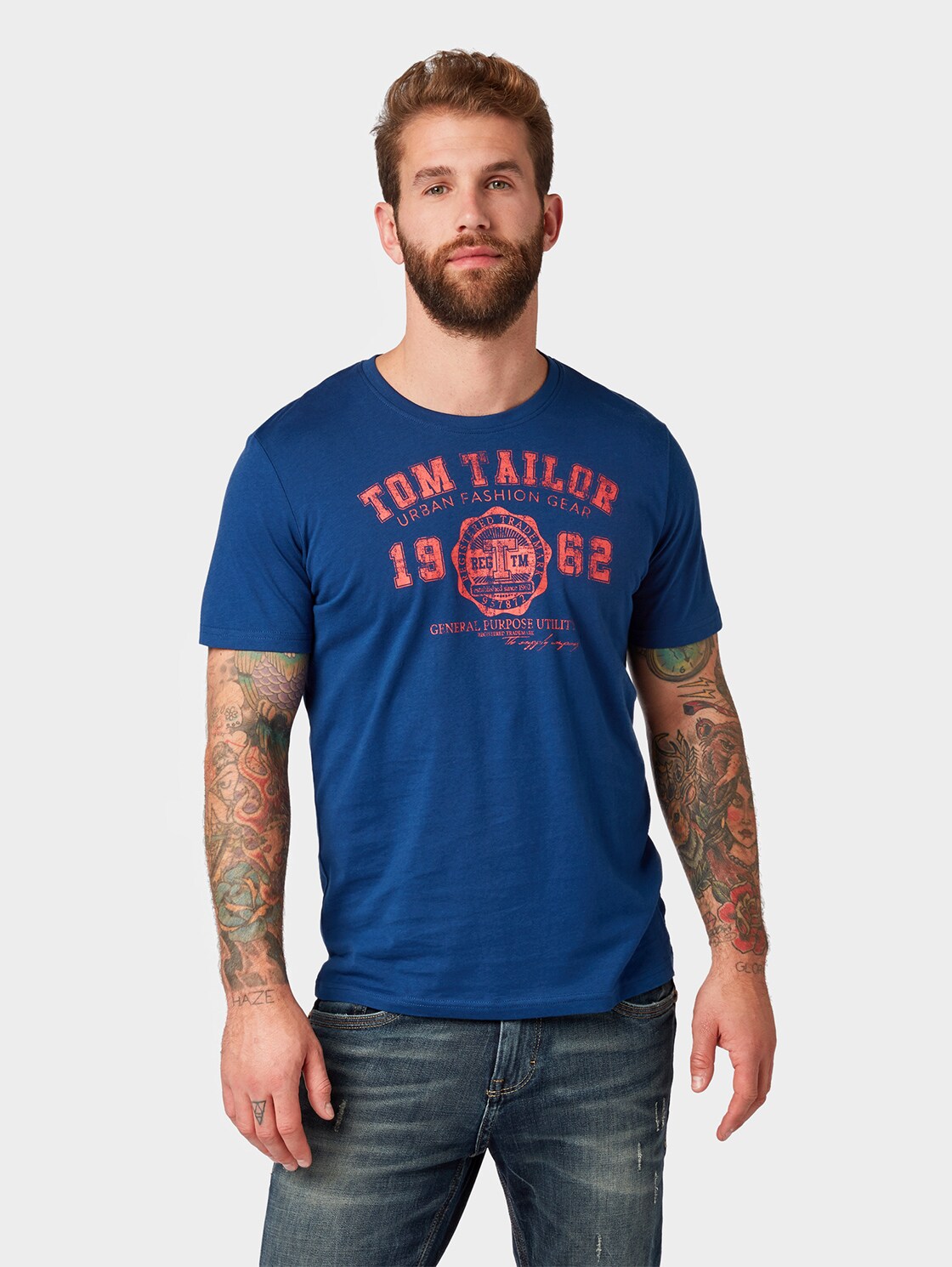 Tom Tailor T Shirt Met Logo Estate Blue Xxxl tom tailor kopen in de aanbieding Tom Tailor T Shirt Met Logo Estate Blue Xxxl tom tailor kopen in de aanbieding