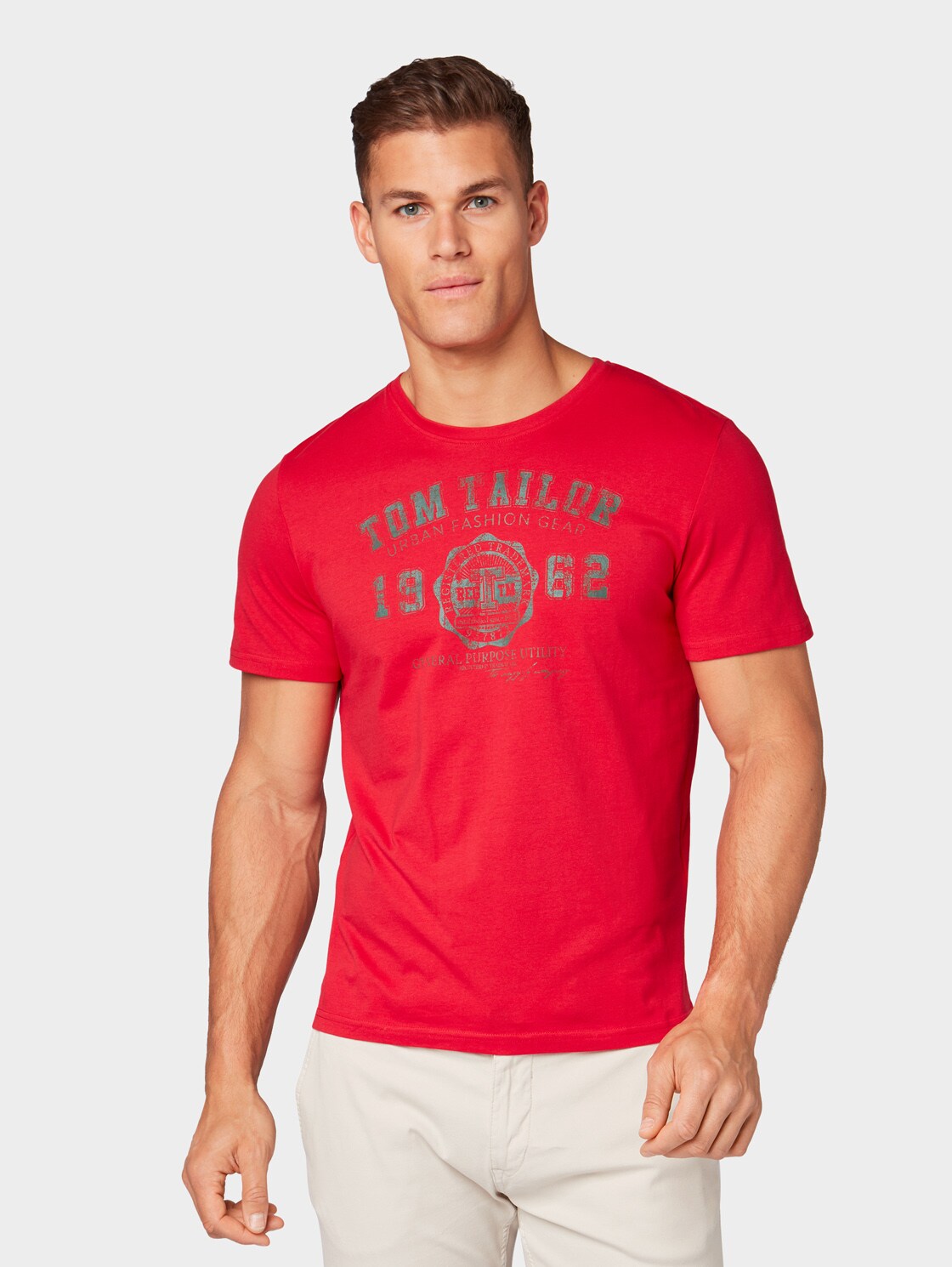 Tom Tailor T Shirt Met Logo Canna Red Xxs tom tailor kopen in de aanbieding Tom Tailor T Shirt Met Logo Canna Red Xxs tom tailor kopen in de aanbieding