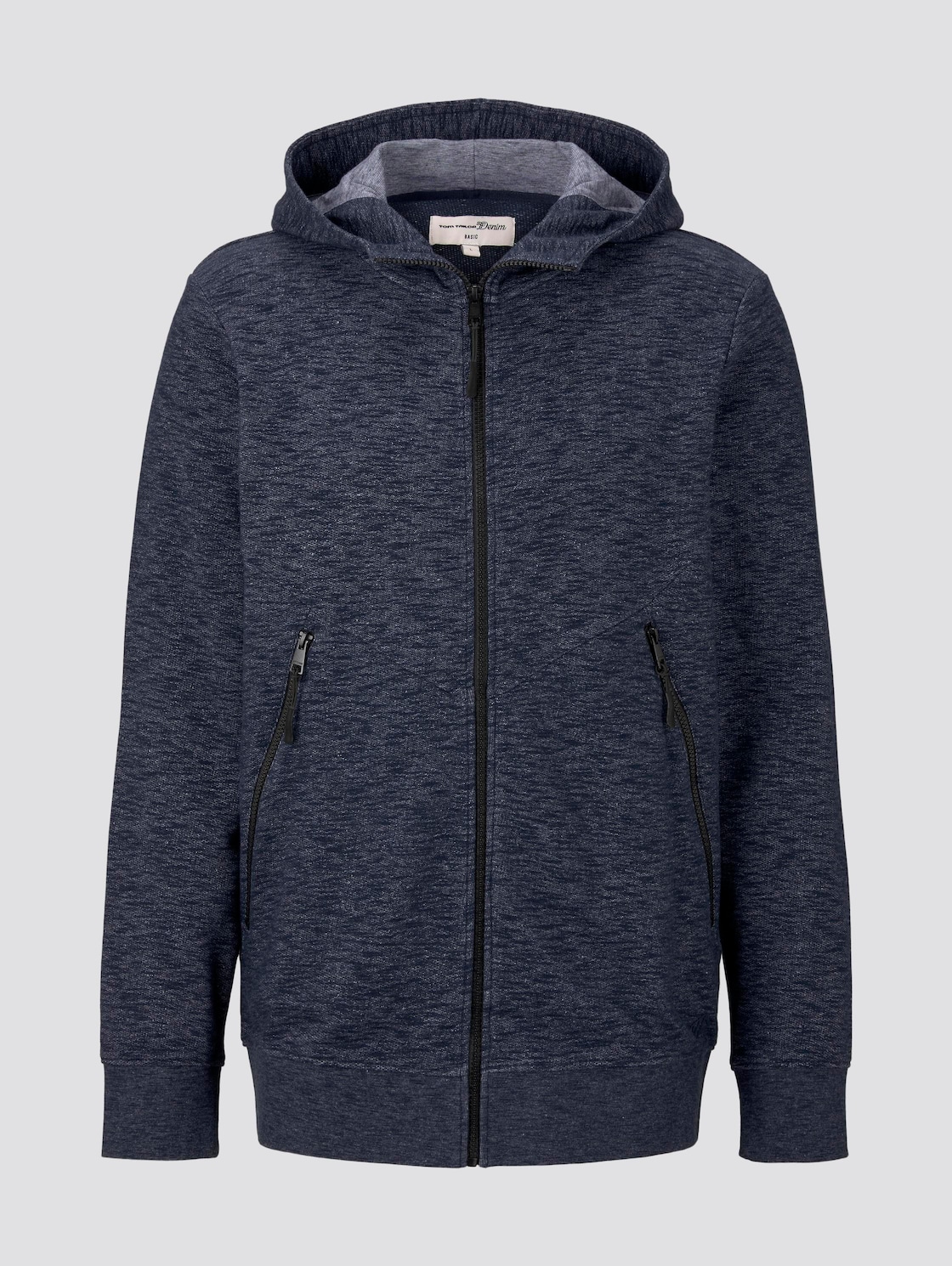 Sweatjacke Mit Kapuze Blau Von Tom Tailor Denim