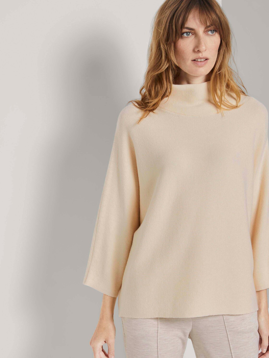 pullover mit stehkragen für damen