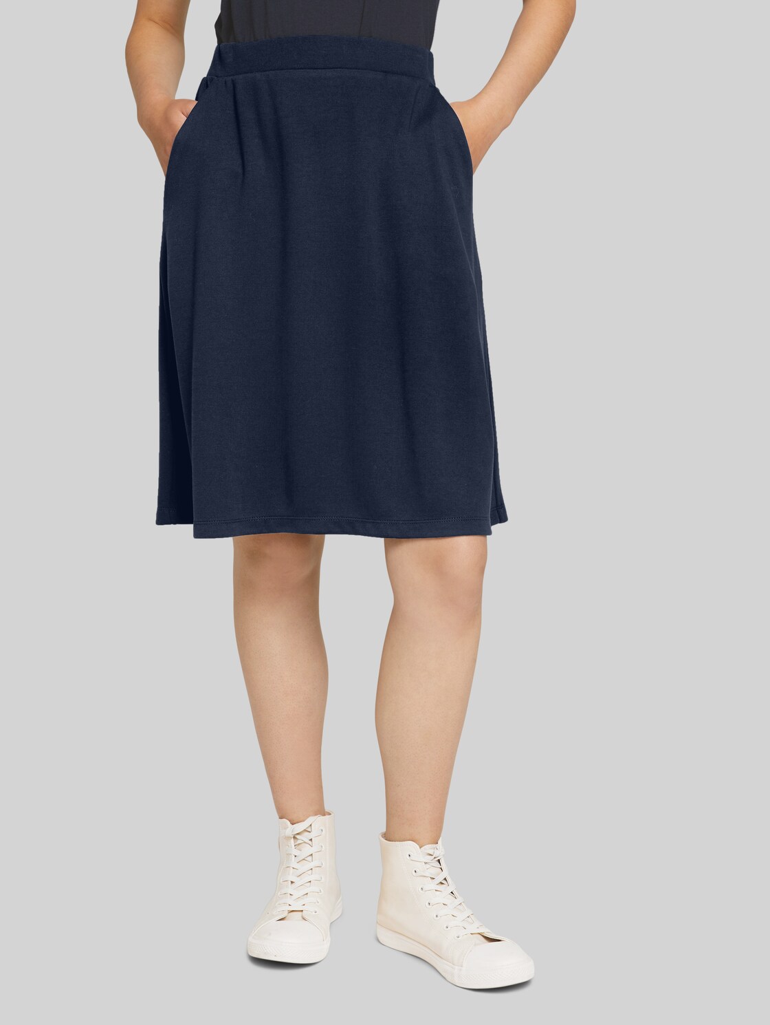 TOM TAILOR Basic Jersey Rock, Damen, Sky Captain Blue, Größe: 38