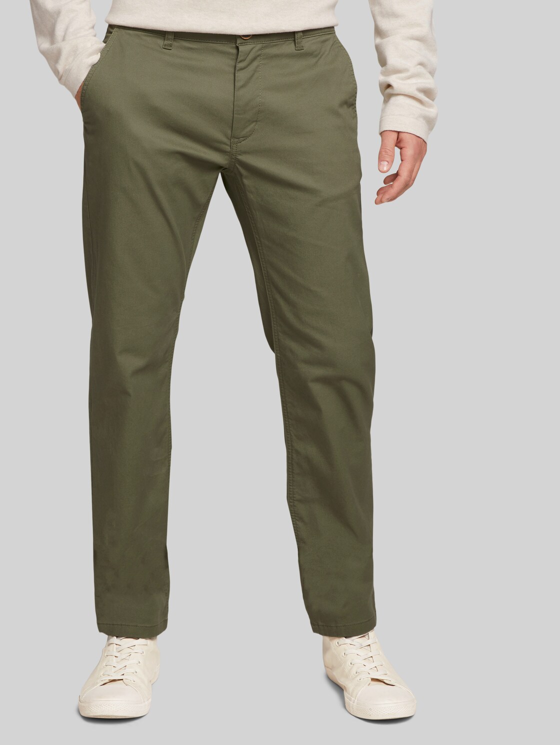 TOM TAILOR Travis Regular Chinohose, Herren, Oak Leaf Green, Größe: 32/32