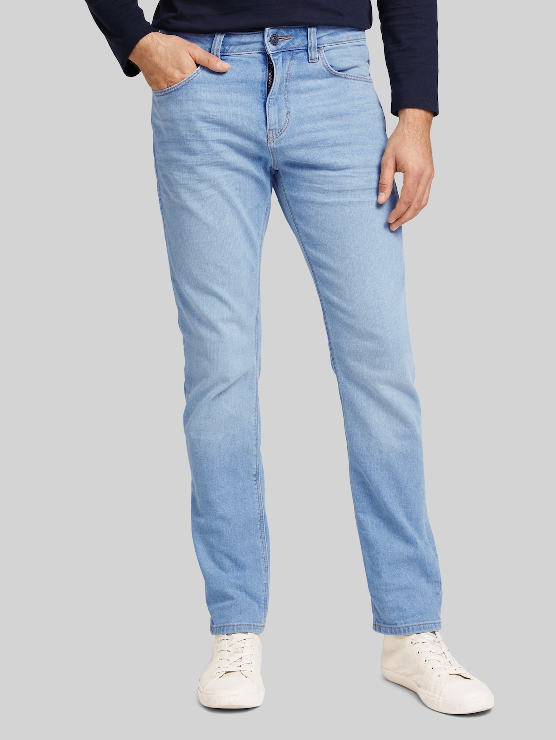 TOM TAILOR Herren Josh Regular Slim Jeans, blau, Gr. 31/32, baumwolle
