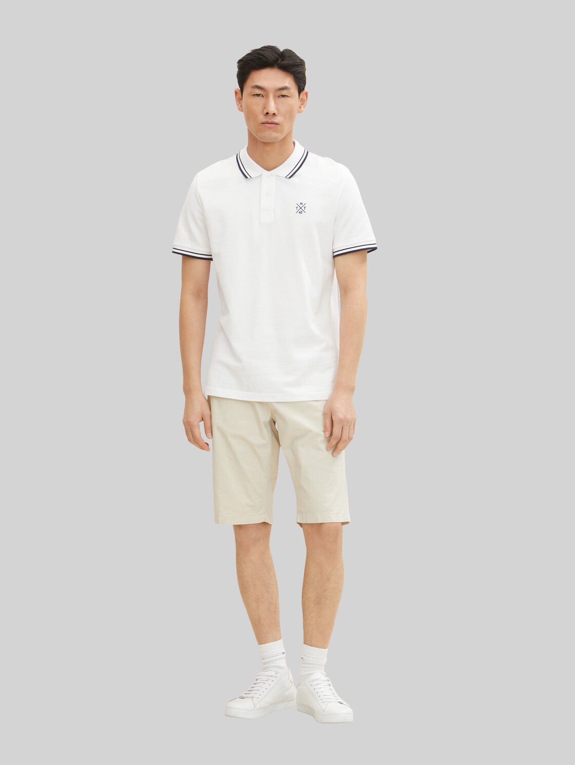 TOM TAILOR Herren Chino Bermuda Shorts, beige, Gr. 38, baumwolle