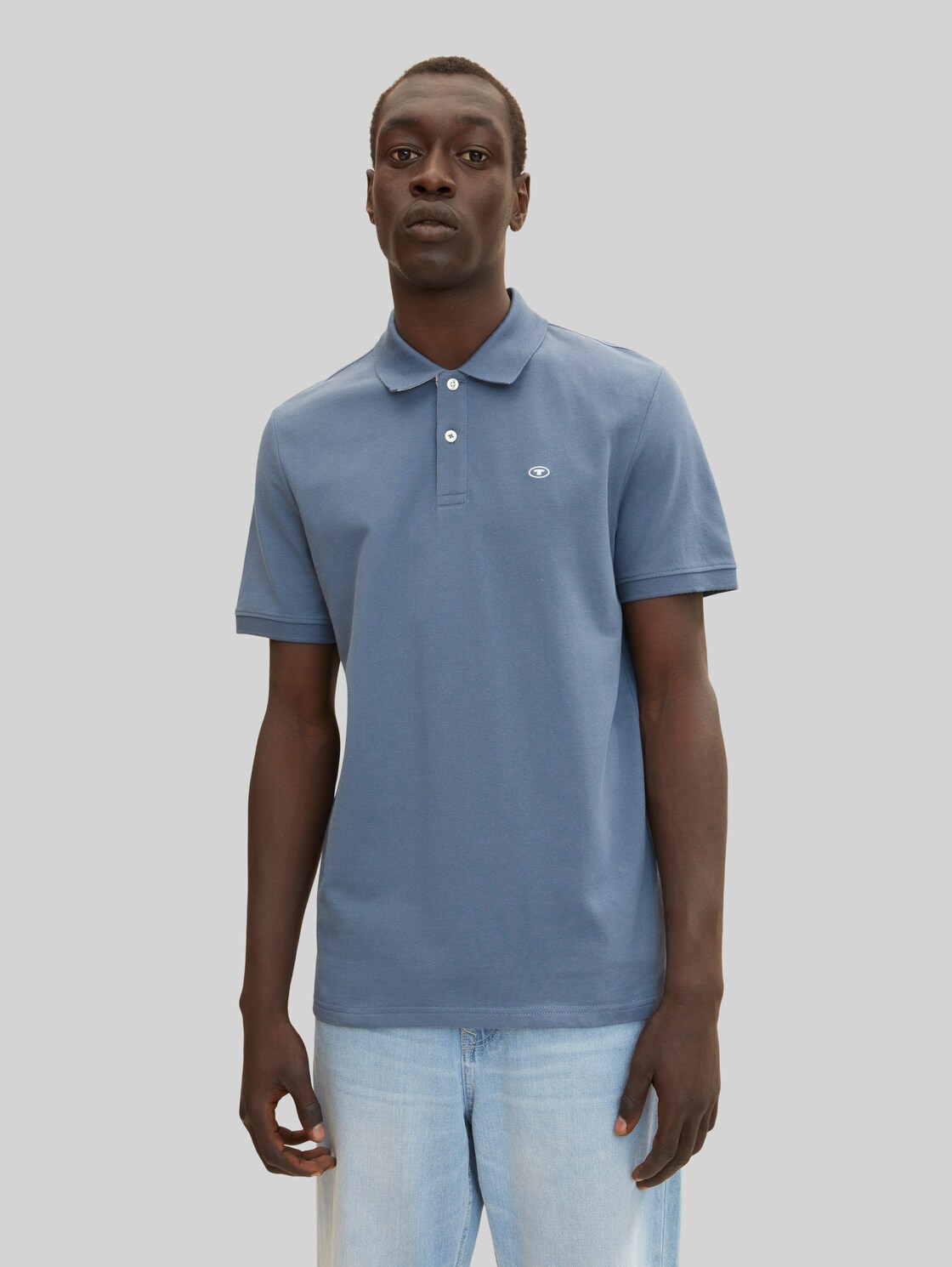 TOM TAILOR Herren Basic Polo Shirt, blau, Gr. XXL,