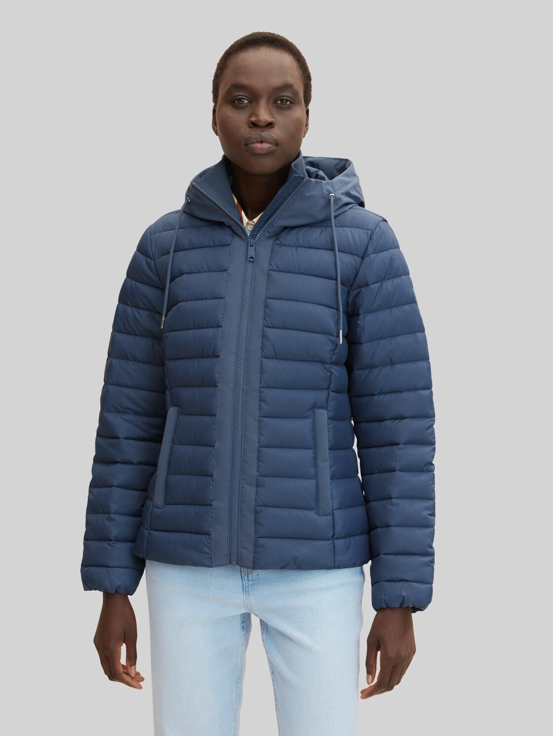 TOM TAILOR Damen Lightweight Jacke , blau, Gr. XXL,