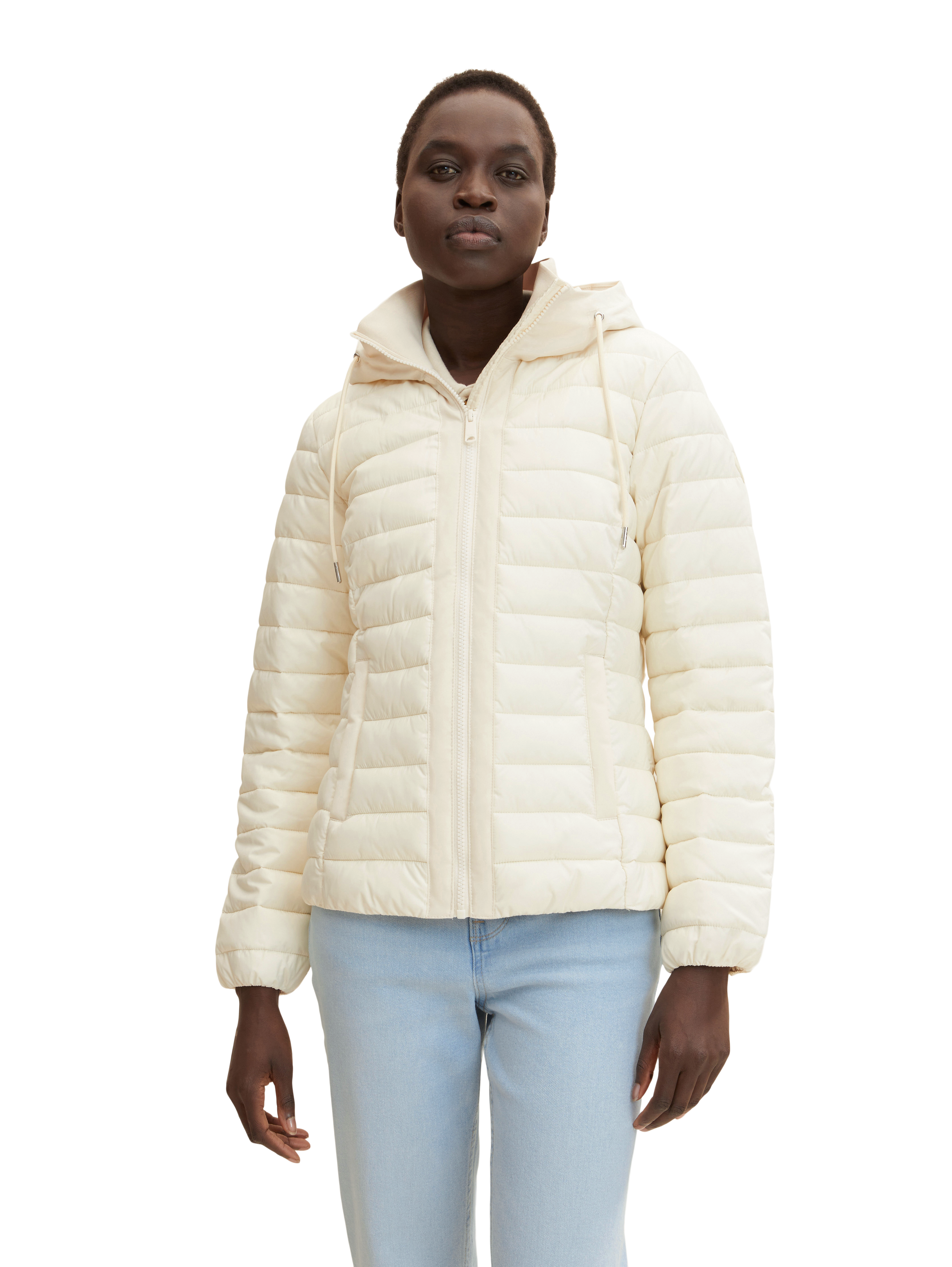 TOM TAILOR Damen Lightweight Jacke , weiß, Gr. XXL,
