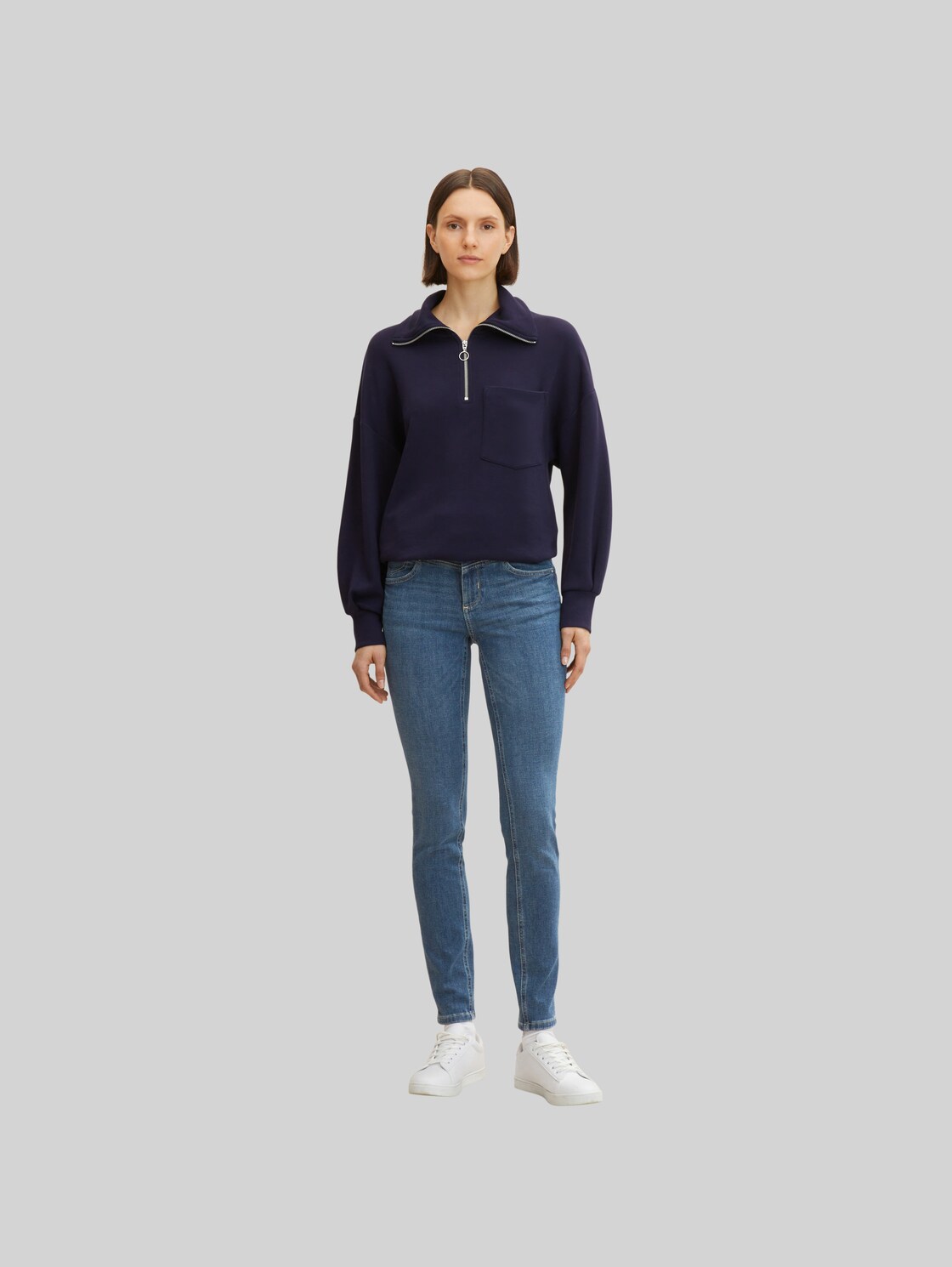 TOM TAILOR Damen Alexa Skinny Jeans, blau, Gr. 27/30,