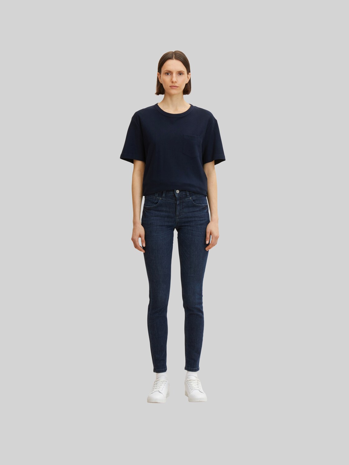 TOM TAILOR Damen Alexa Skinny Jeans, blau, Gr. 26/30,