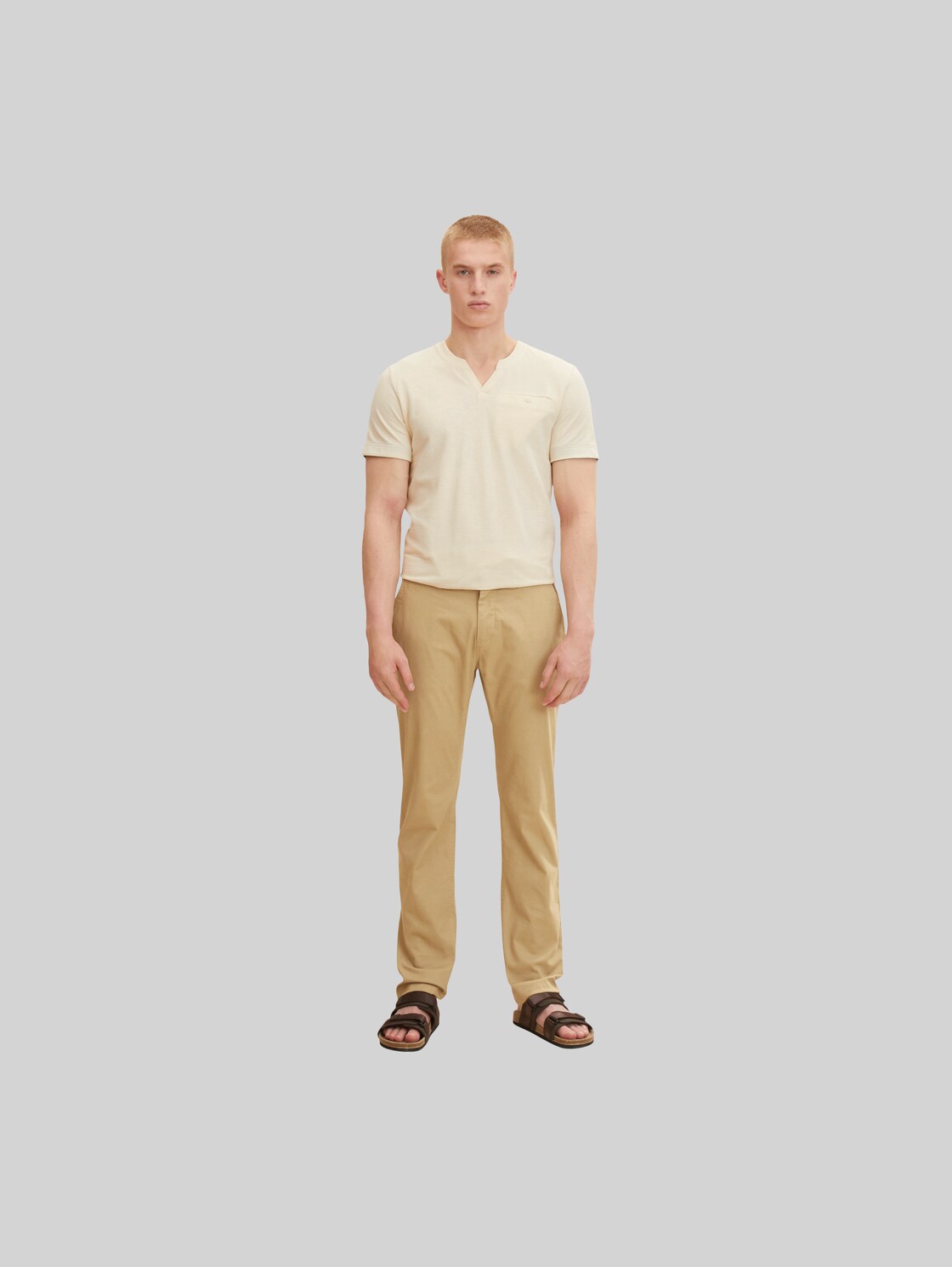 TOM TAILOR Herren Basic Chino , braun, Gr. 34/36,