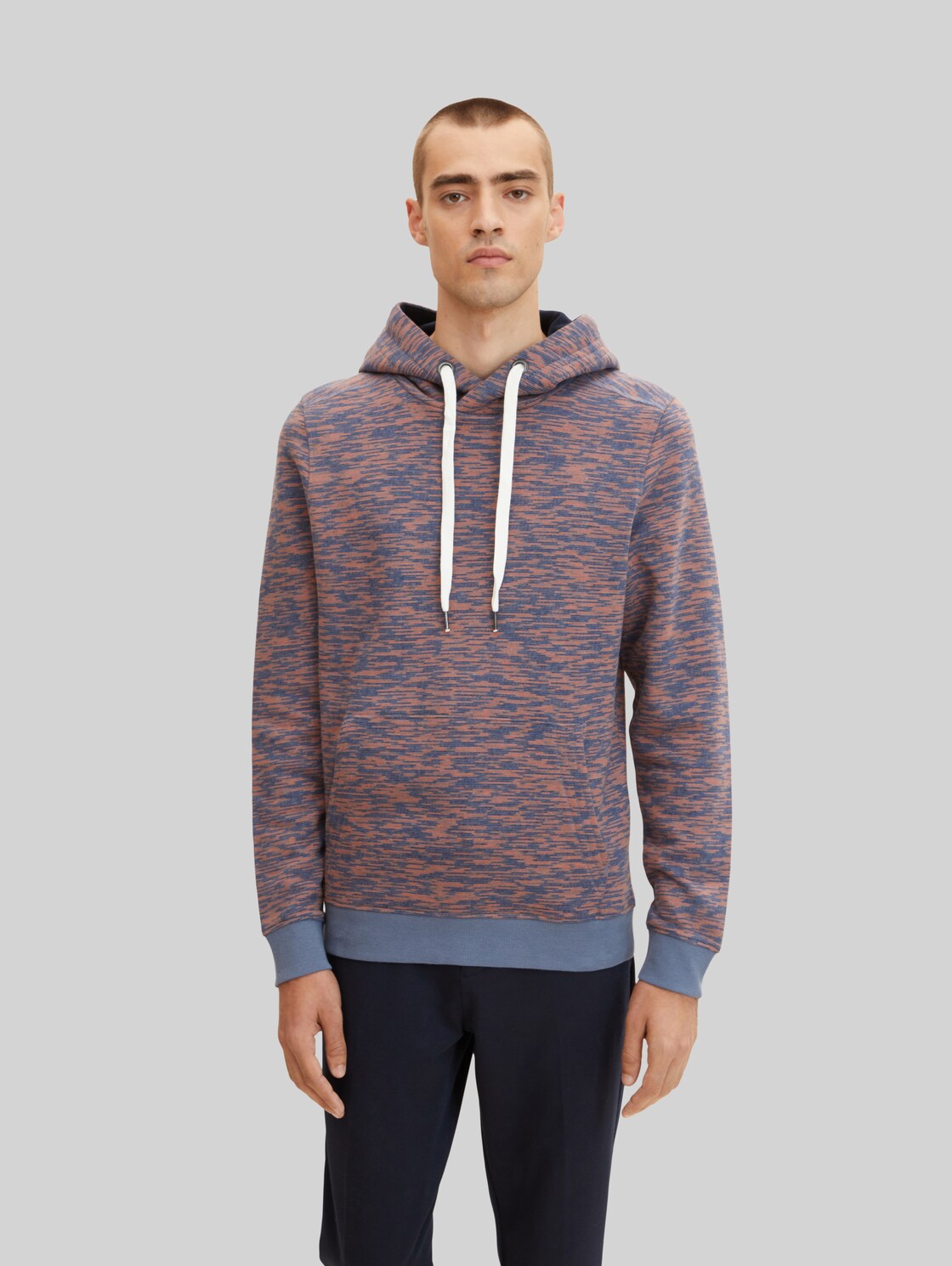 TOM TAILOR Herren Hoodie, orange, Gr. XL,