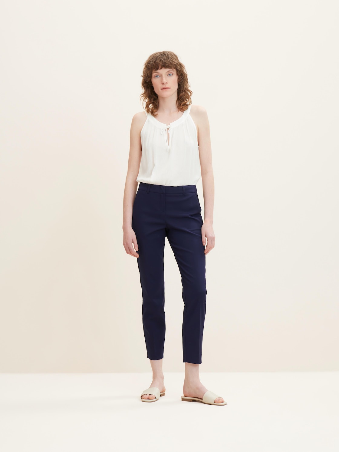 Artikel klicken und genauer betrachten! - TOM TAILOR Damen Mia Slim Jeans  , blau, Gr. 44/28 | im Online Shop kaufen