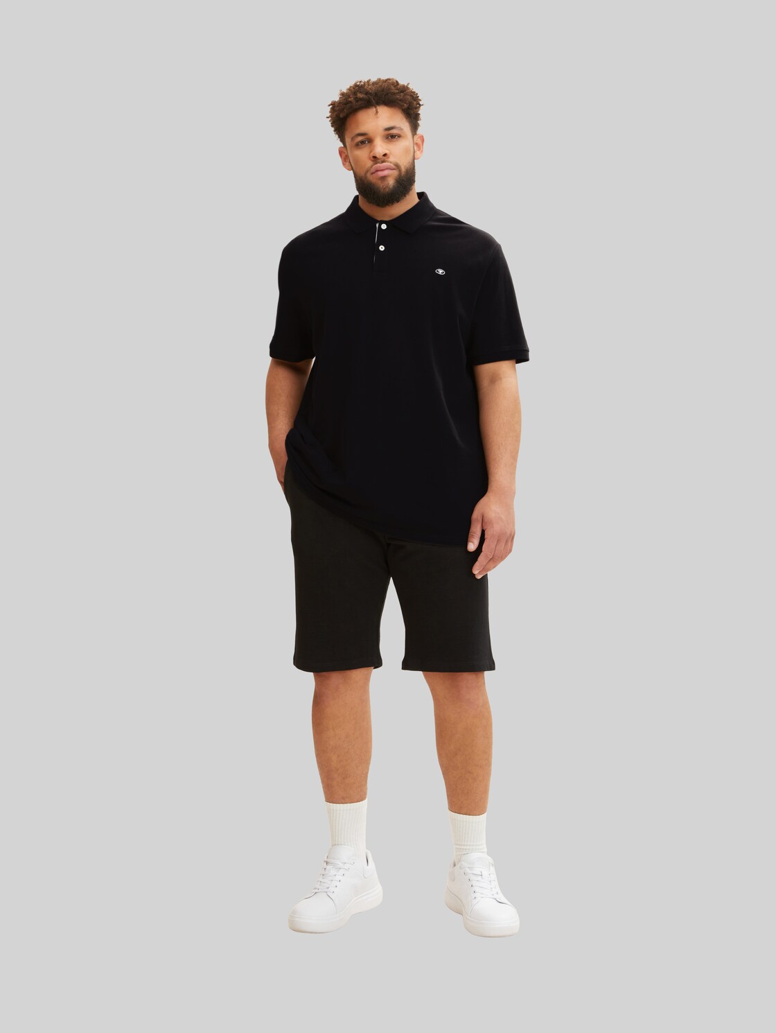TOM TAILOR Herren Basic Sweatshorts, blau, Gr. 2XL,