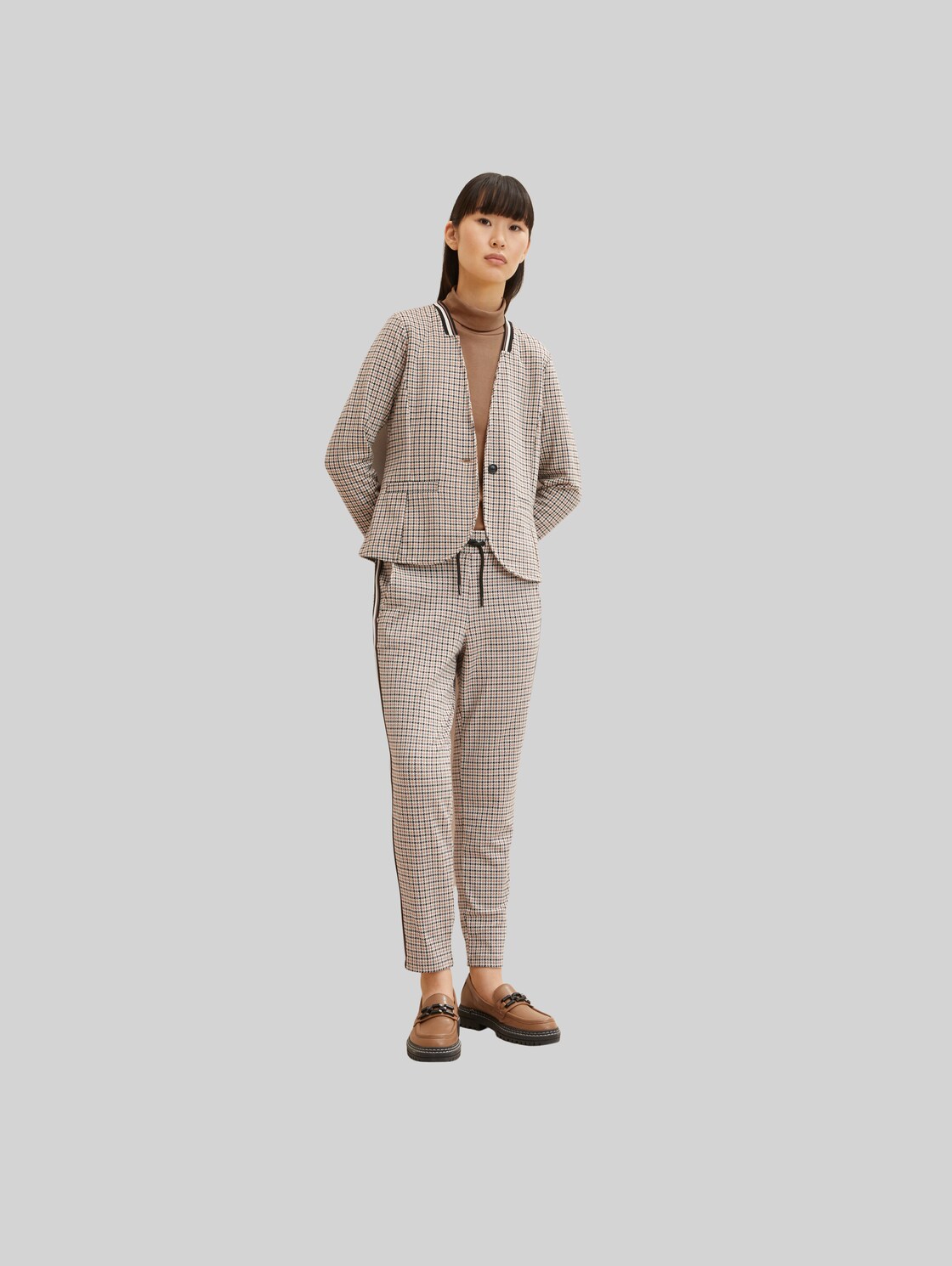 TOM TAILOR Damen Jogginghose, braun, Gr. 44/28,