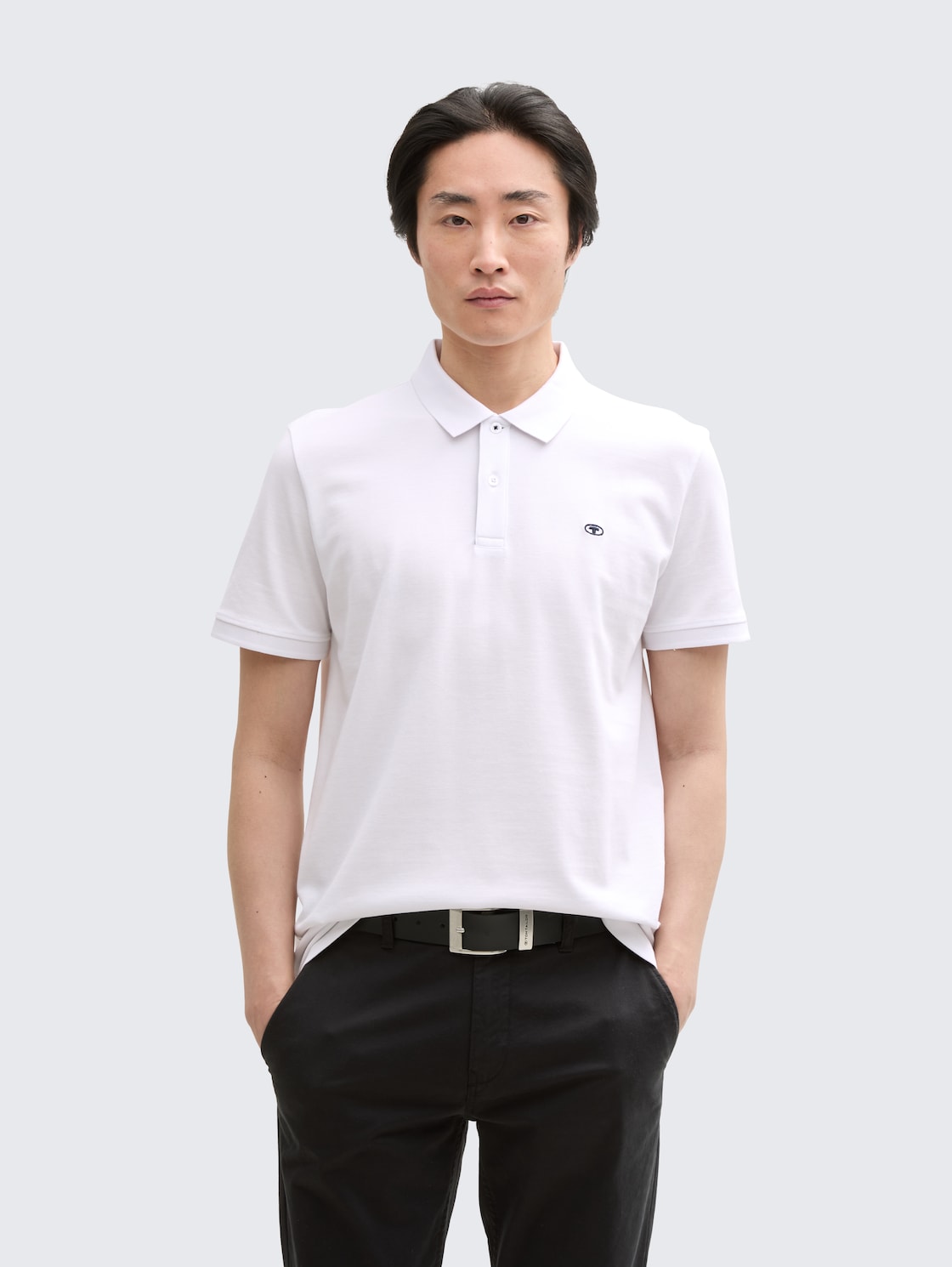 Thumbnail - TOM TAILOR Herren Poloshirts im 2er-Pack, grau, Meliert, Gr. XXXL