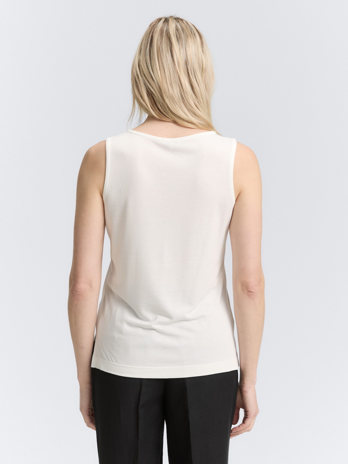 Thumbnail - TOM TAILOR Damen Top mit Cut-Out-Detail, weiß, Uni, Gr. XXL