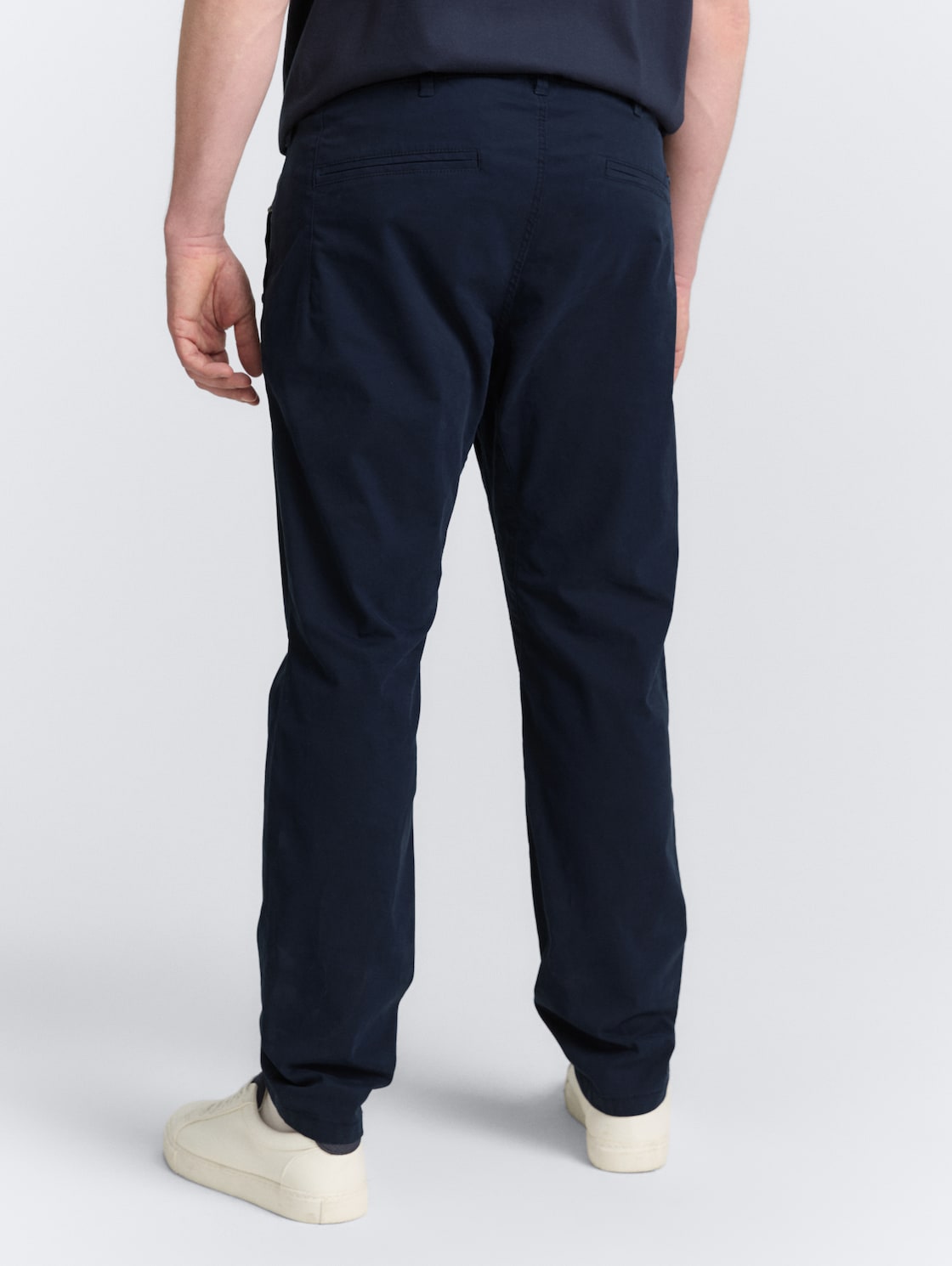 Thumbnail - TOM TAILOR Herren Plus Size - Tapered Chino Hose, blau, Uni, Gr. 44/32