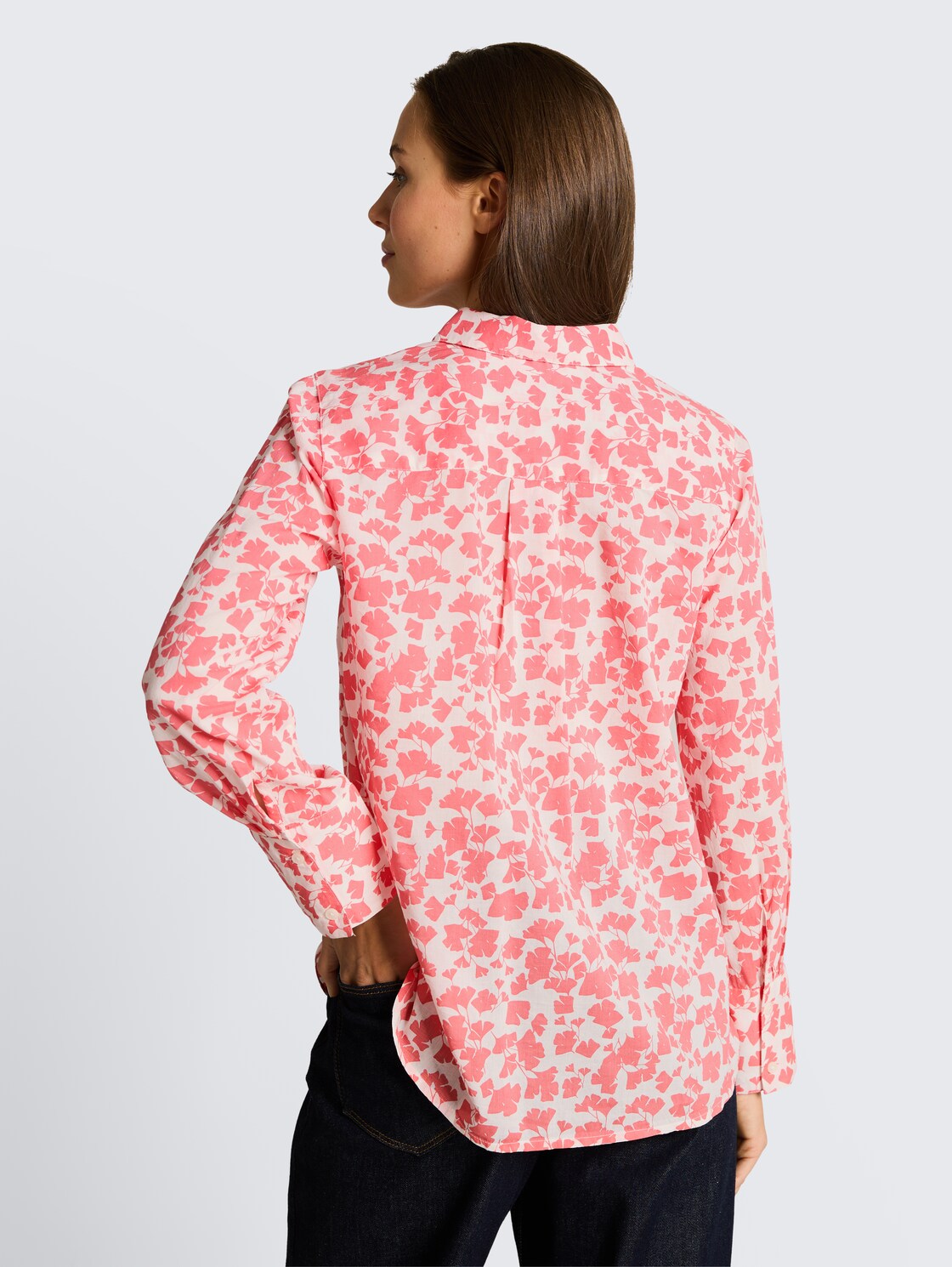 Thumbnail - TOM TAILOR Damen Hemdbluse mit Muster, rosa, Gemustert, Gr. 42