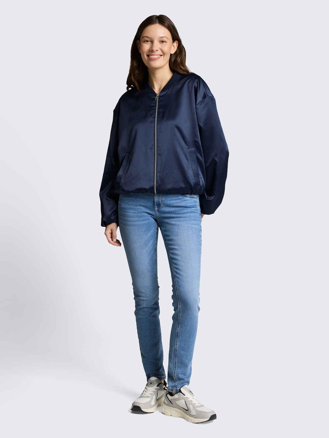 Thumbnail - TOM TAILOR Damen TTLUCIE SKINNY Jeans, blau, Uni, Gr. 29/30