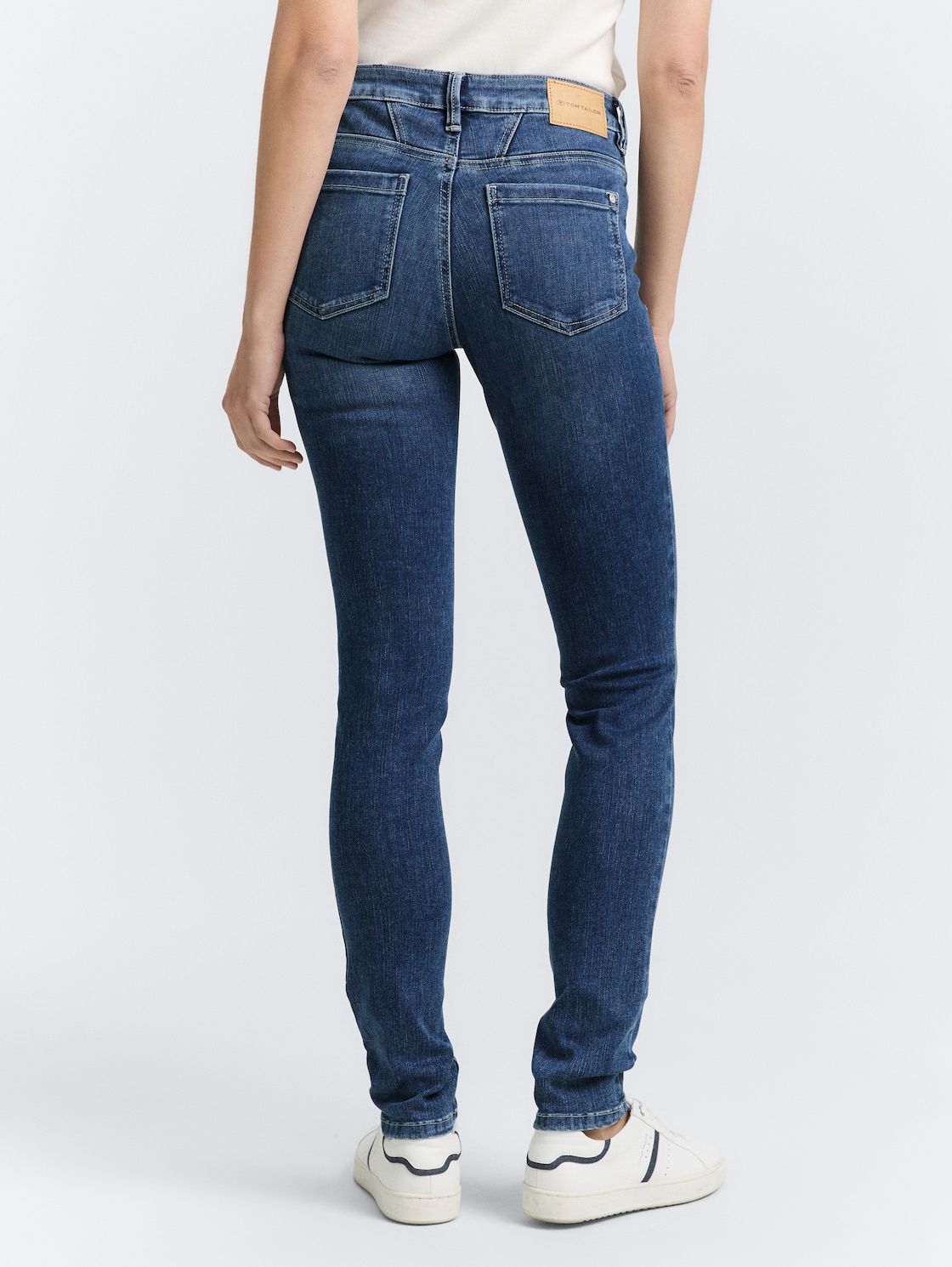 Thumbnail - TOM TAILOR Damen TTLUCIE Skinny Jeans, blau, Uni, Gr. 32/30