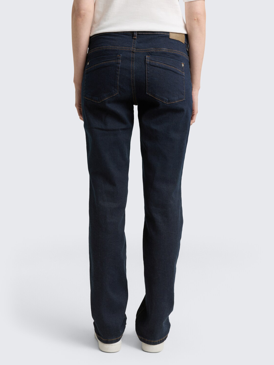 Thumbnail - TOM TAILOR Damen TTLIVA Straight Jeans, blau, Uni, Gr. 33/34