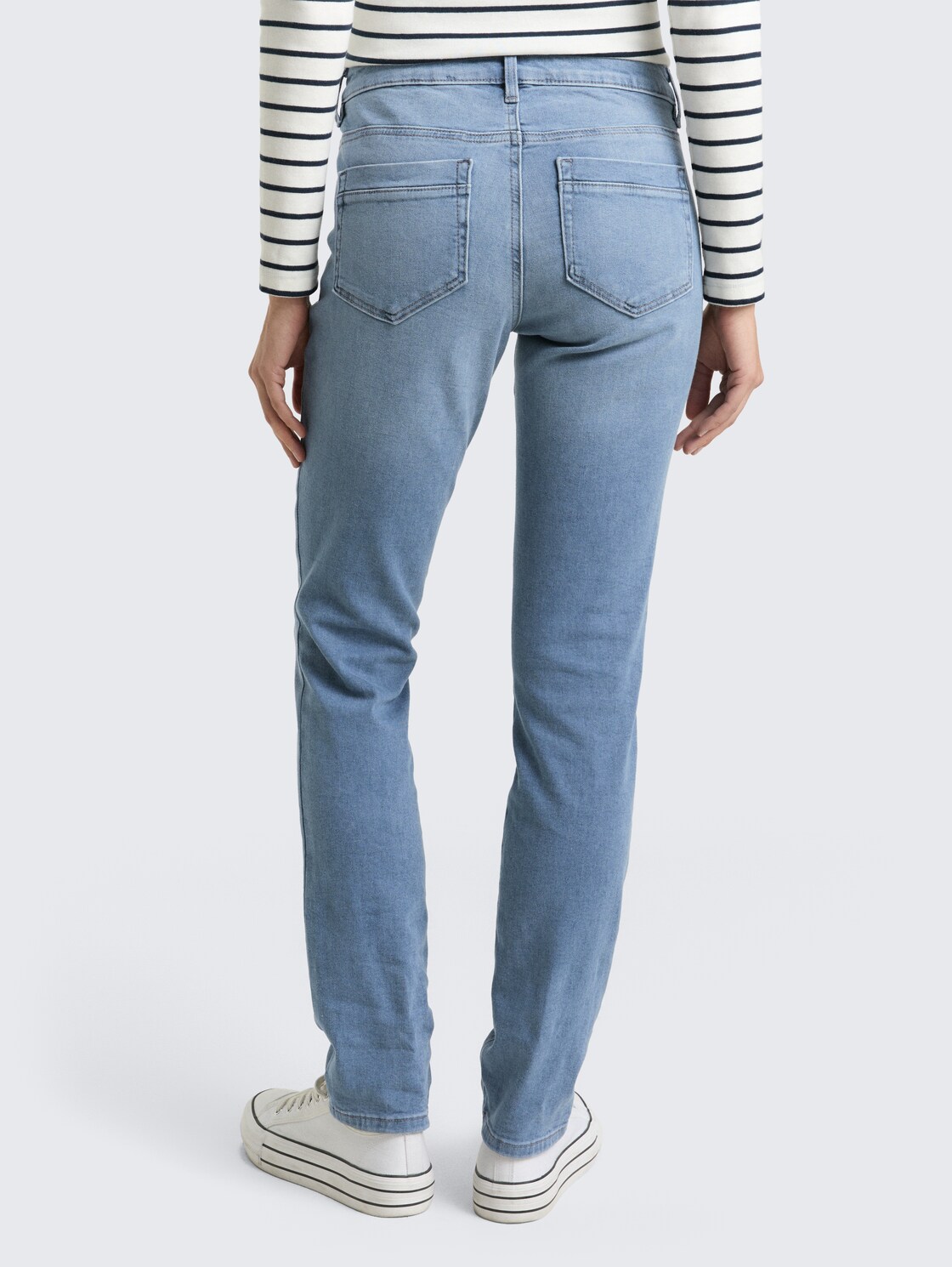 Thumbnail - TOM TAILOR Damen TTLENE SLIM Jeans, blau, Uni, Gr. 30/32