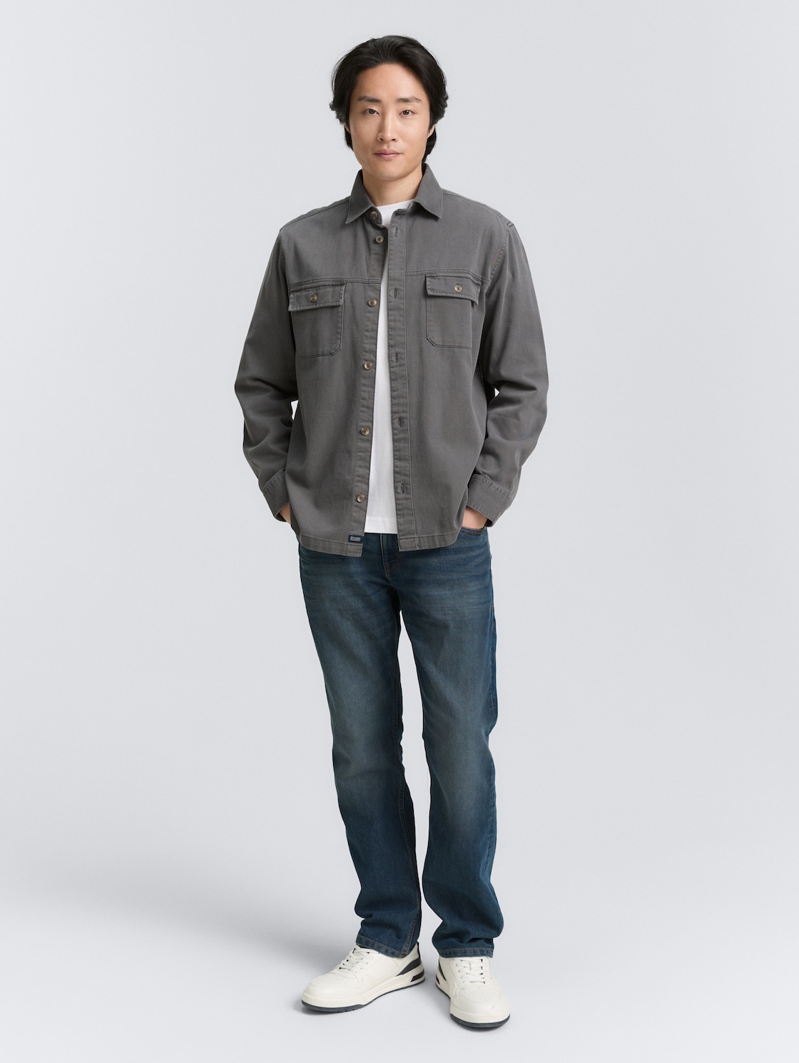 Thumbnail - TOM TAILOR Herren TTMARVIN Straight Jeans mit Stretch, blau, Uni, Gr. 34/34