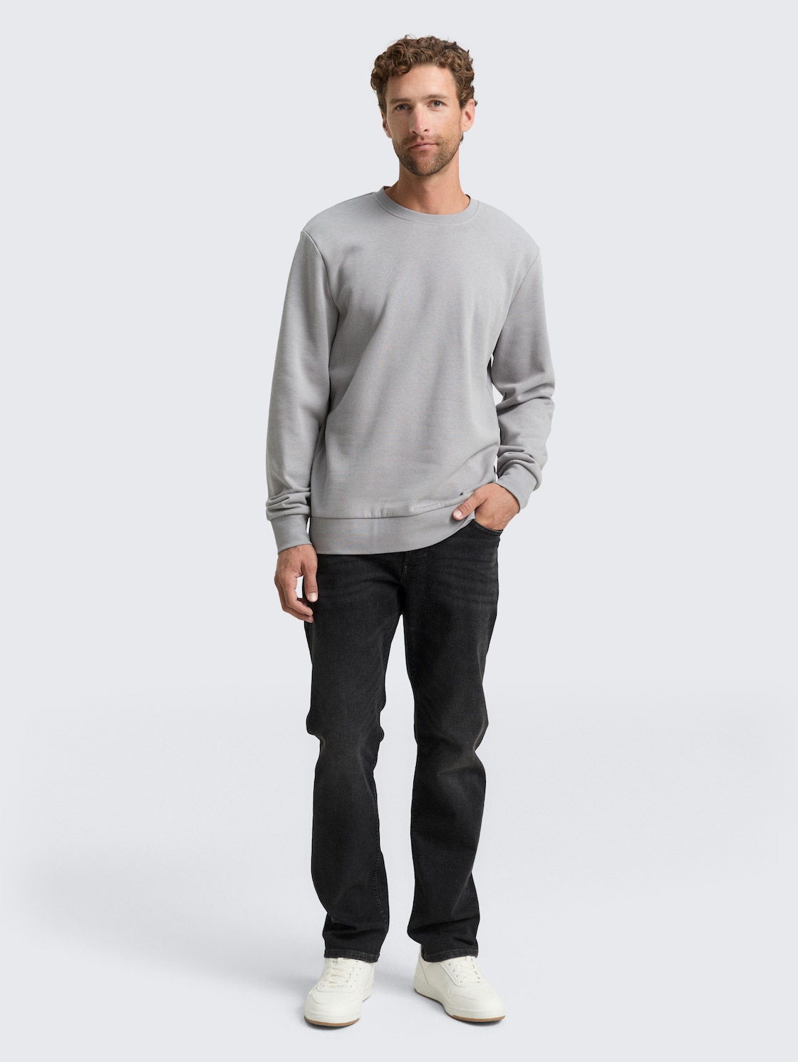 Thumbnail - TOM TAILOR Herren TTMARVIN STRAIGHT Jeans mit Superstretch, schwarz, Uni, Gr. 33/32