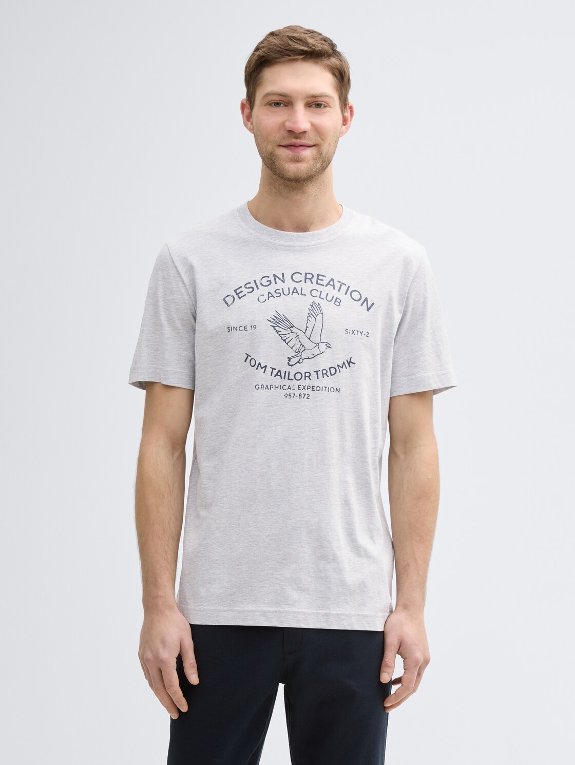 Thumbnail - TOM TAILOR Herren T-Shirts im 2er-Pack, rot, Uni, Gr. S