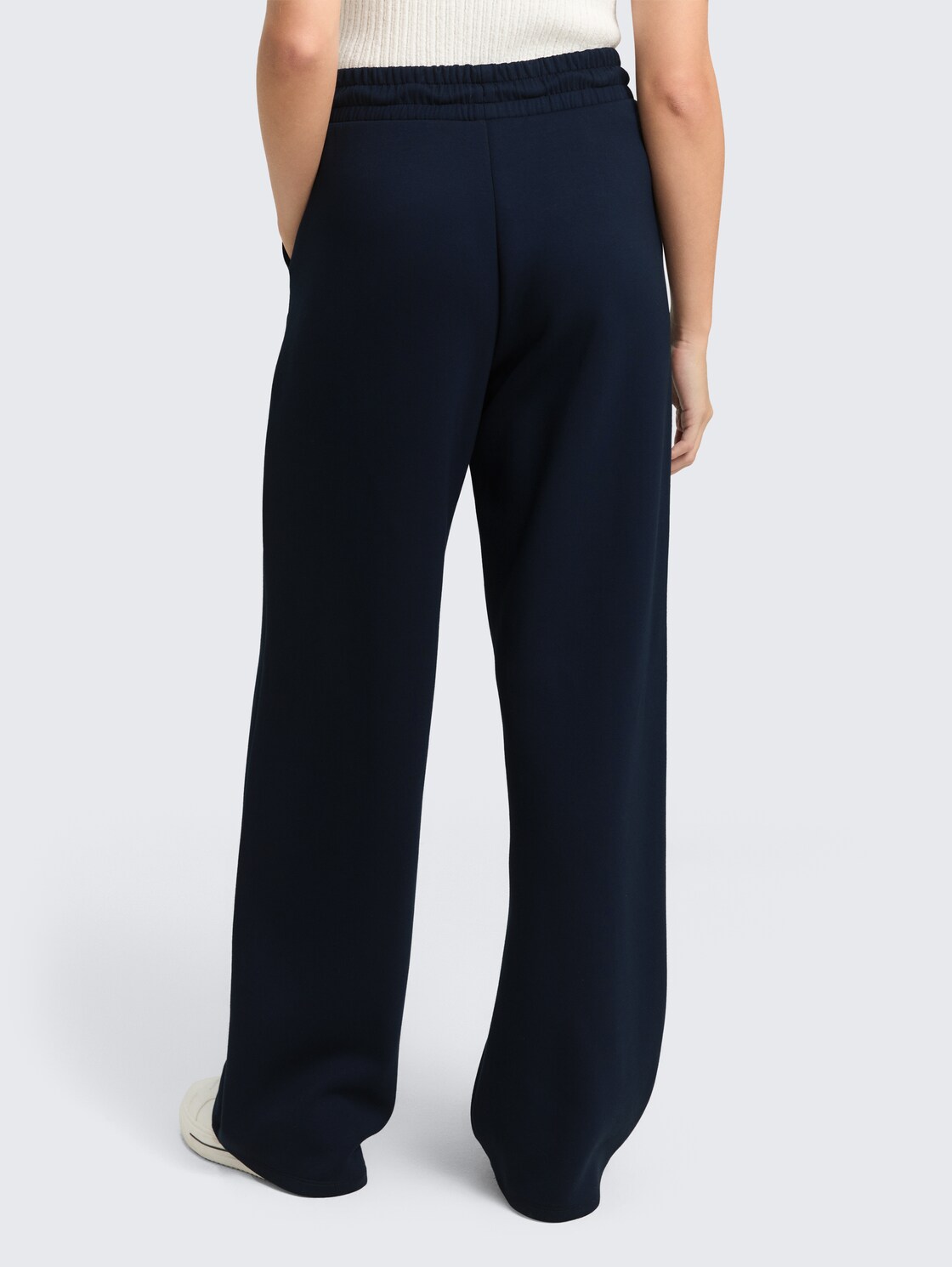 Thumbnail - TOM TAILOR DENIM Damen Straight Scuba Hose, blau, Uni, Gr. XL