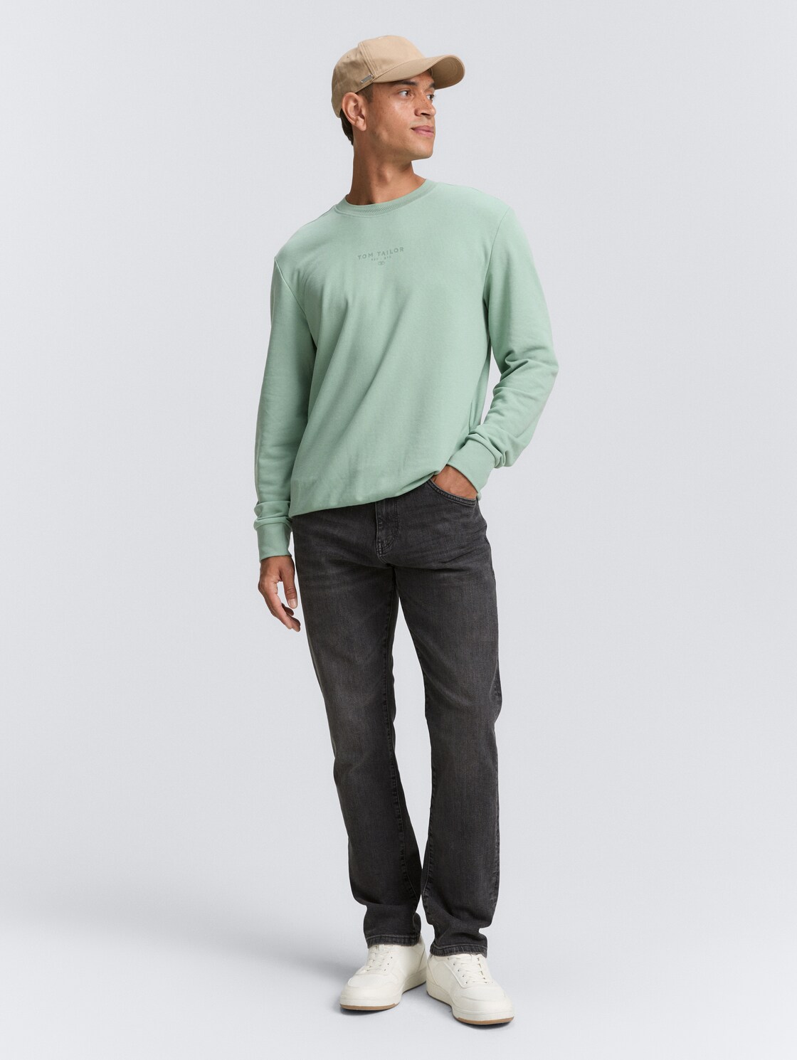 Thumbnail - TOM TAILOR Herren TTJOSH REGULAR Jeans, grau, Uni, Gr. 36/30