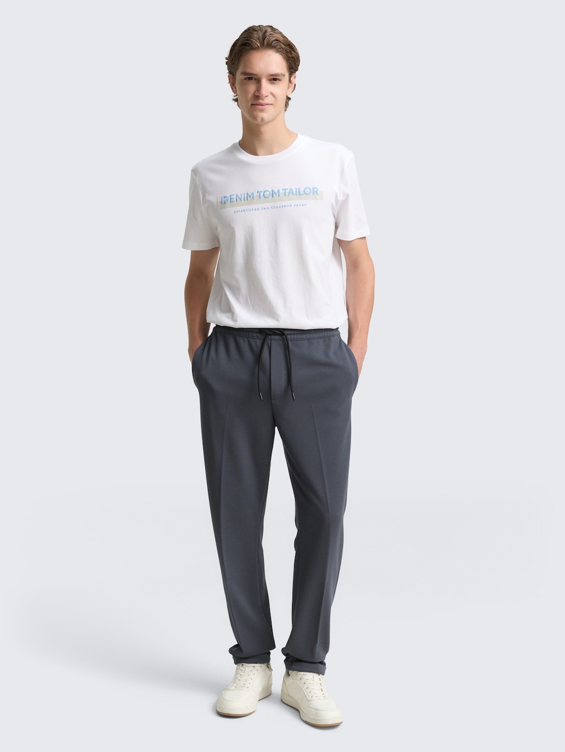 Thumbnail - TOM TAILOR DENIM Herren TTTAPERED Hose, bunt, Uni, Gr. XL