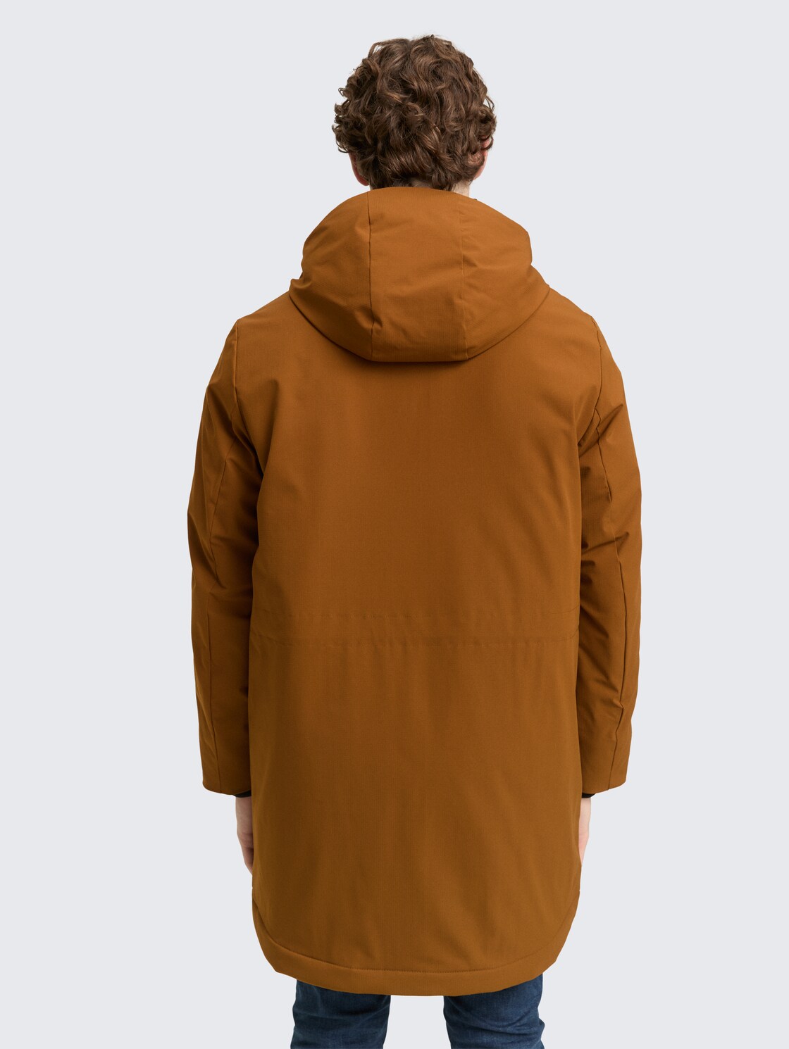Thumbnail - TOM TAILOR DENIM Herren Parka mit wasserabweisender Funktion, braun, Uni, Gr. XXL