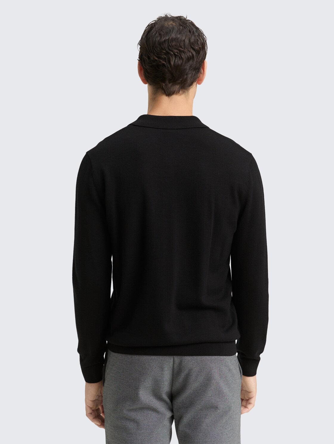 Thumbnail - TOM TAILOR Herren Strickpullover mit Merinowolle, bunt, Uni, Gr. XXXL