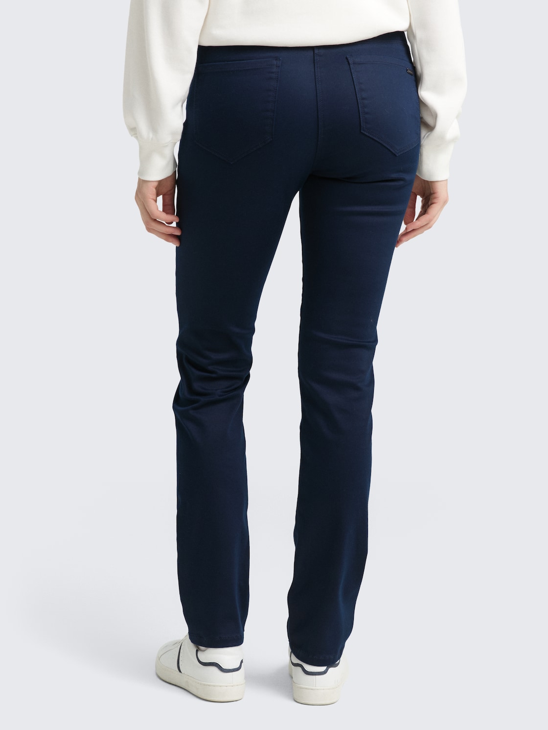Thumbnail - TOM TAILOR Damen TTEDDA SLIM Hose, blau, Uni, Gr. 38/32