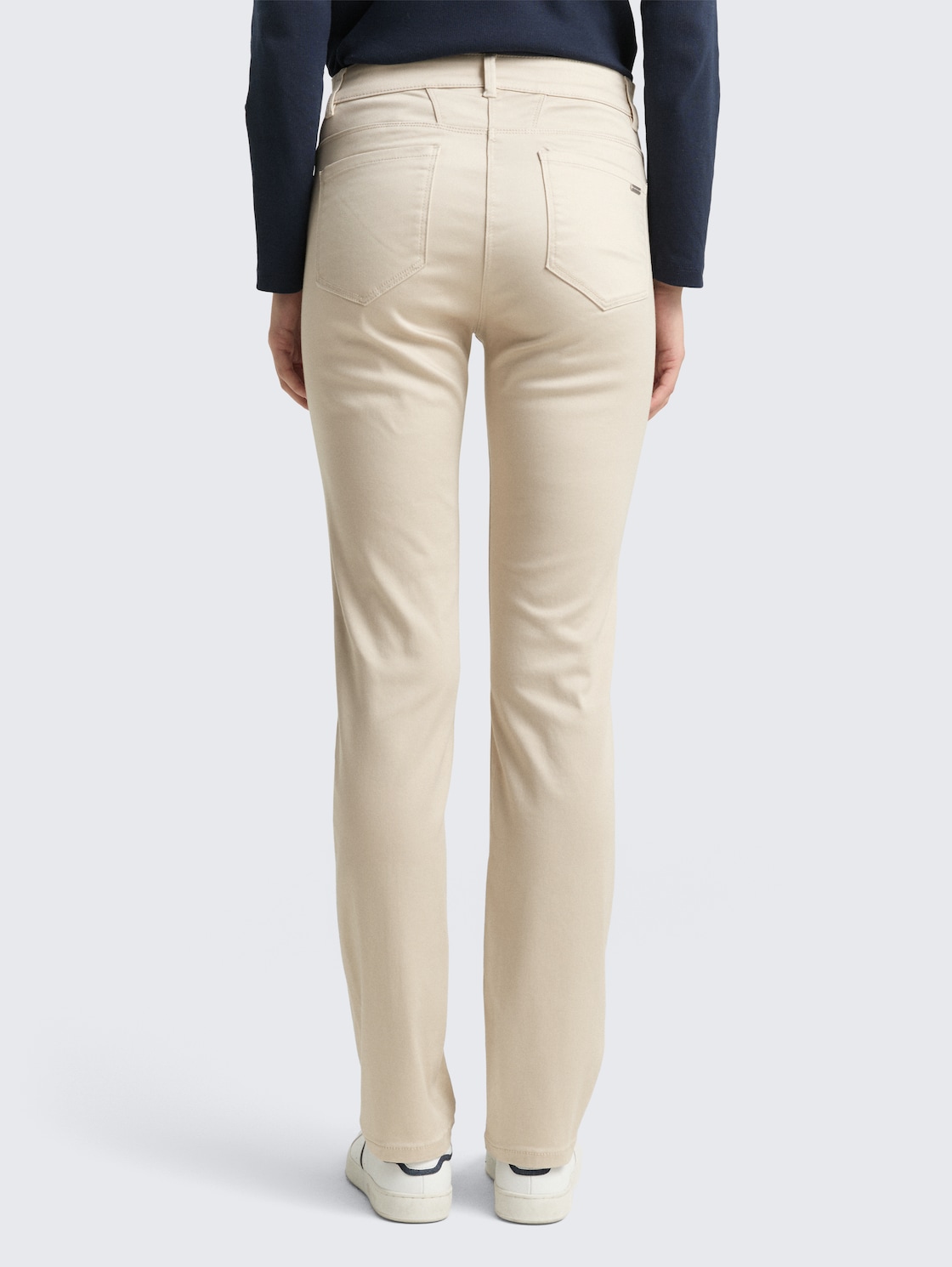 Thumbnail - TOM TAILOR Damen TTEDDA SLIM Hose, braun, Uni, Gr. 42/32