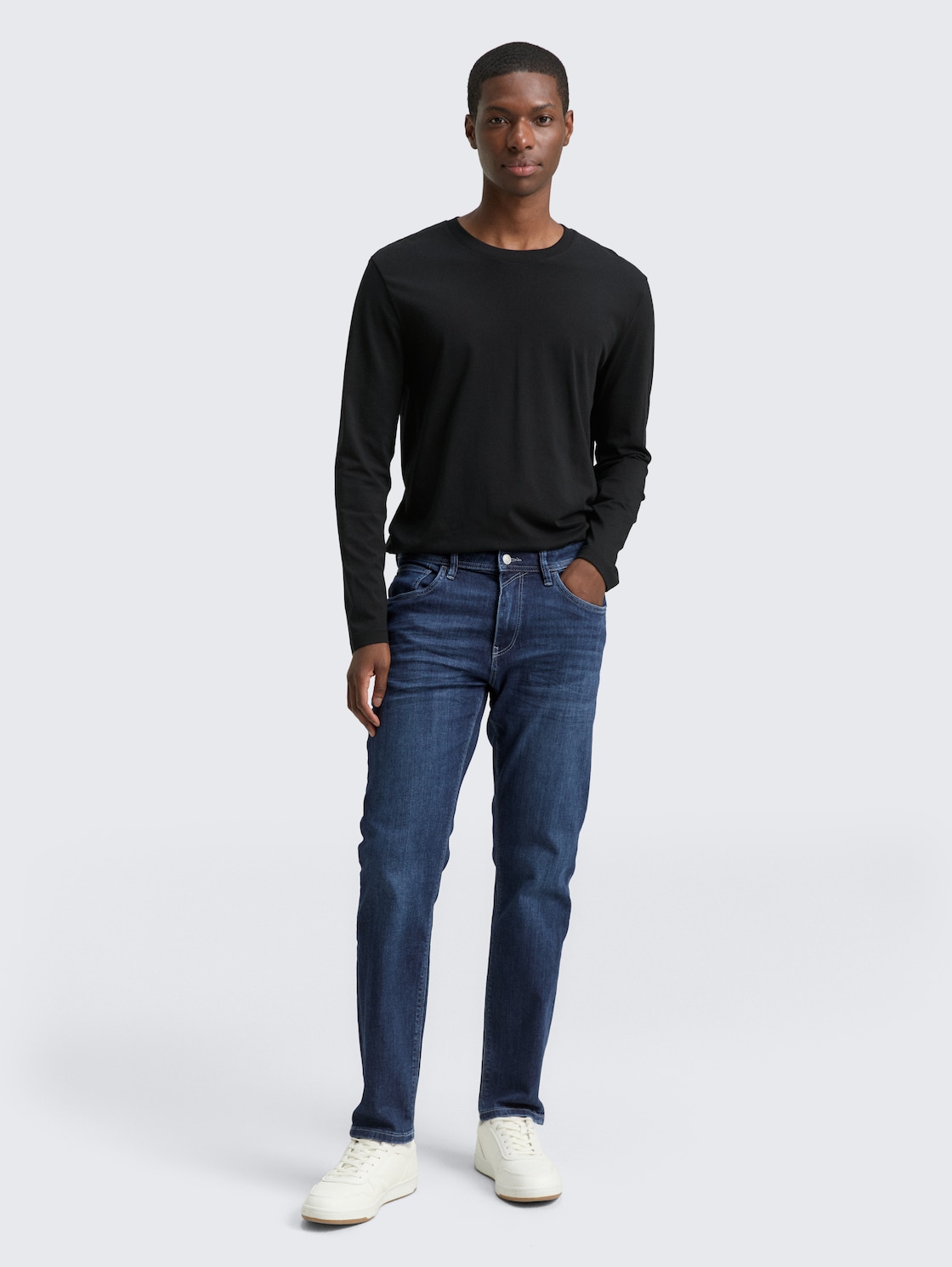 Thumbnail - TOM TAILOR DENIM Herren TTBRYDEN TAPERED Jeans mit Stretch, blau, Uni, Gr. 29/34