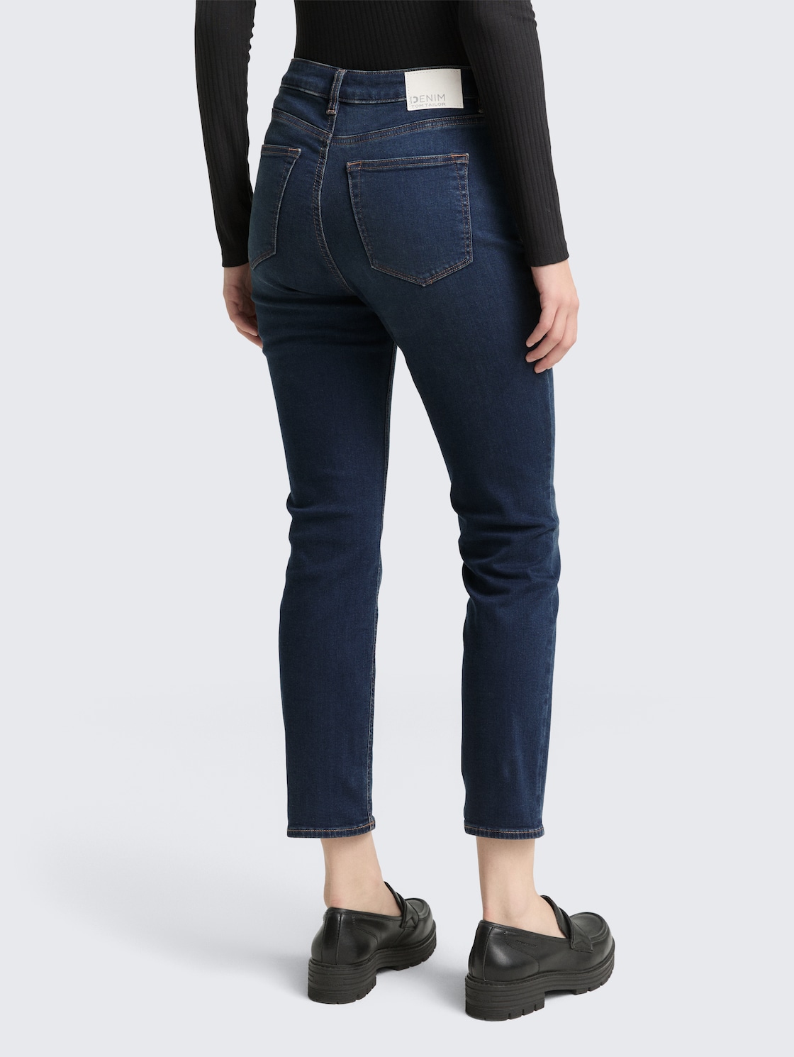 Thumbnail - TOM TAILOR DENIM Damen TTLOTTE SLIM Jeans, blau, Uni, Gr. 31