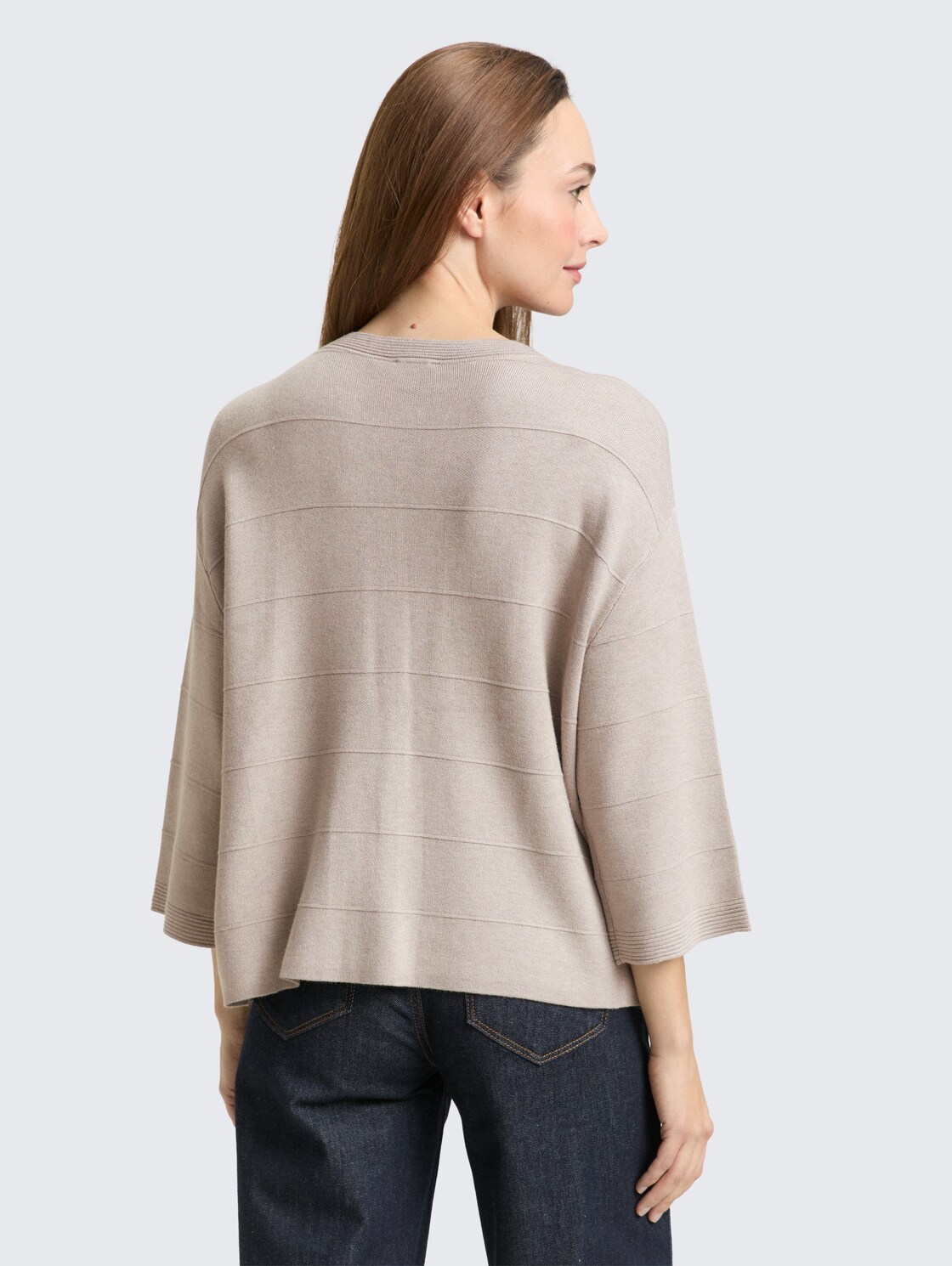 Thumbnail - TOM TAILOR Damen Loose Fit Cardigan, grau, Meliert, Gr. M