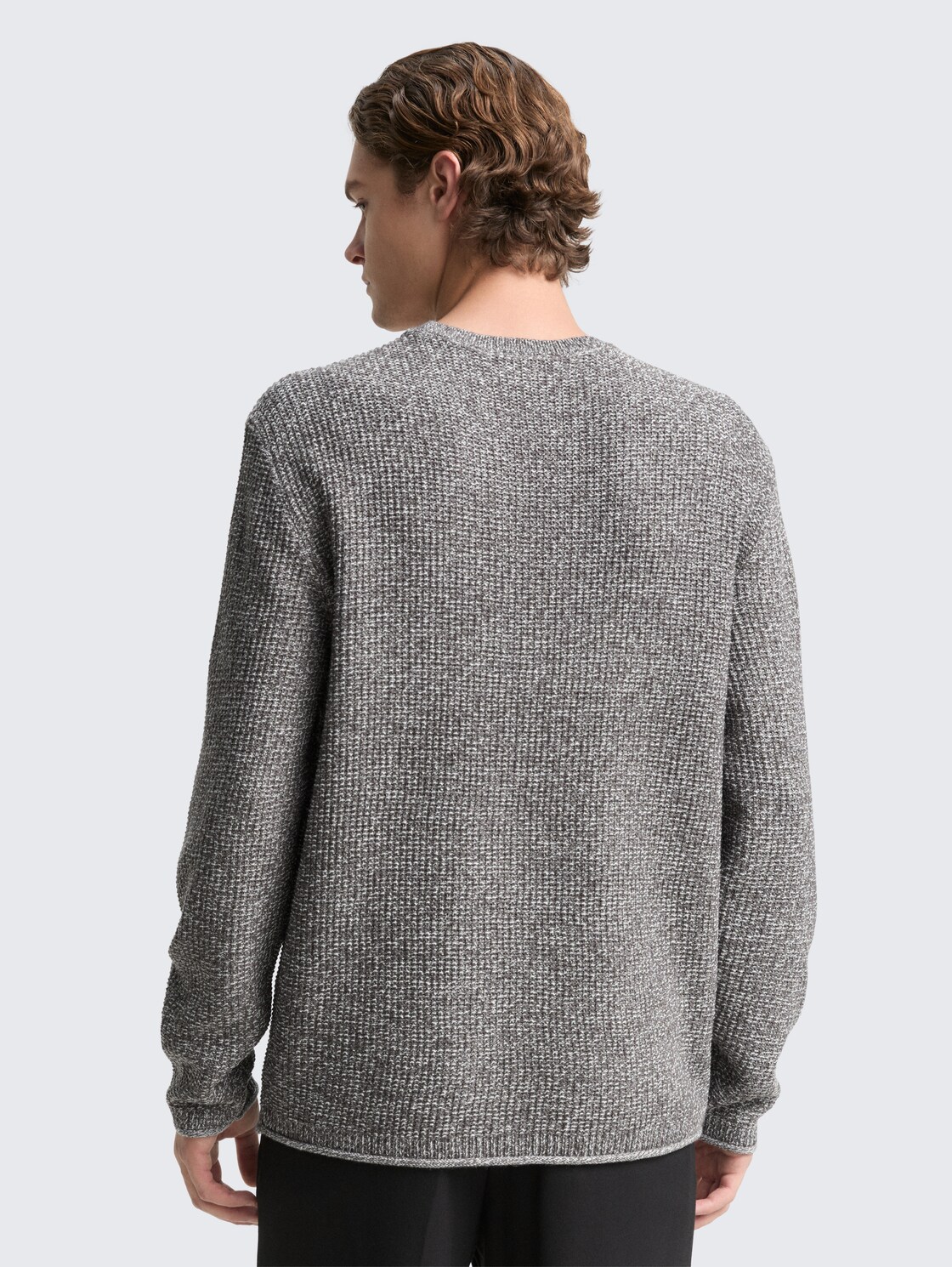 Thumbnail - TOM TAILOR DENIM Herren Strickpullover in Melange-Optik, bunt, Meliert, Gr. L