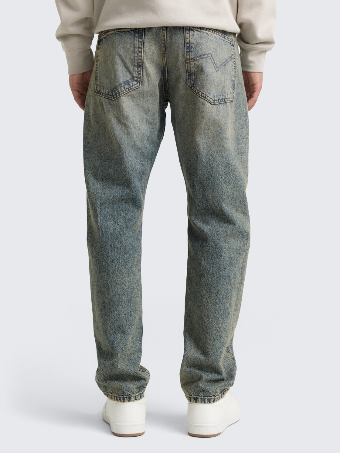 Thumbnail - TOM TAILOR DENIM Herren TTWAYLEN RELAXED Jeans in gewaschener Optik, blau, Uni, Gr. 36/34