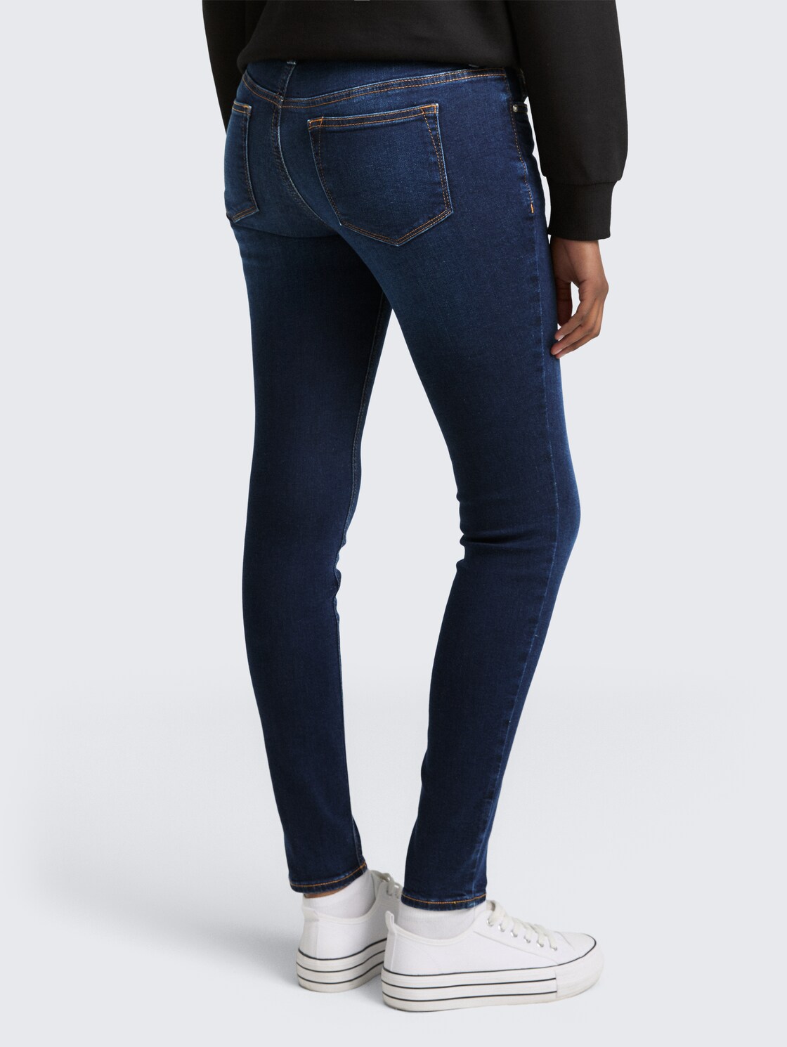 Thumbnail - TOM TAILOR DENIM Damen TTJONA SKINNY Jeans, blau, Uni, Gr. 26/34