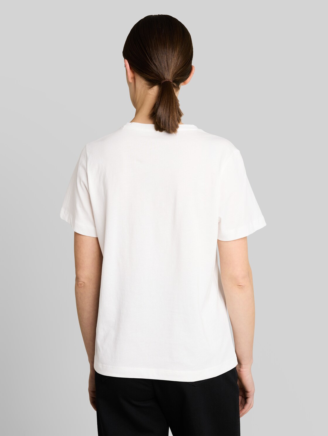  Tom Tailor Damen T-shirt Mit Print, Weiß, Uni, Gr. Xxl 