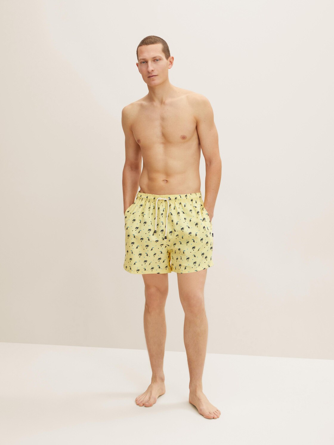 Tom Tailor Zwemshort Met Palmboommotief Yellow tom tailor kopen in de aanbieding