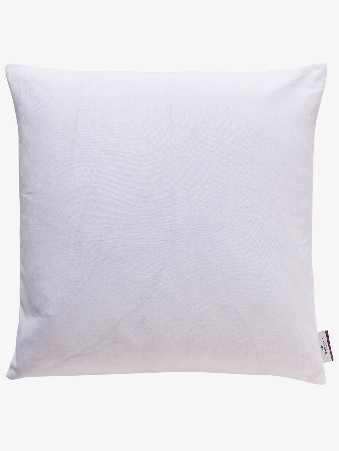 TOM TAILOR Basic Kissenhülle,  white, Größe: 50/50