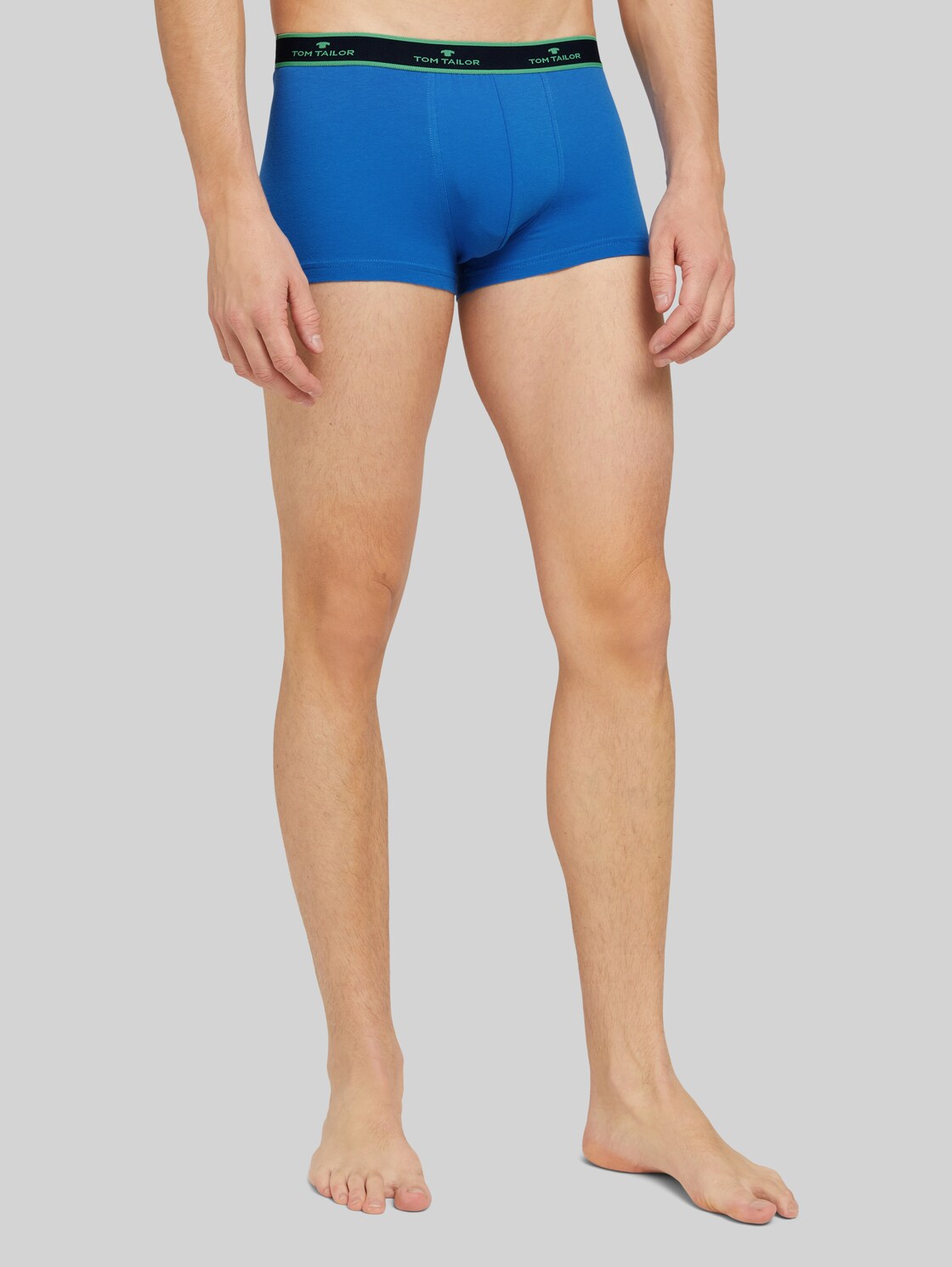 TOM TAILOR Herren Hip-Pants im Doppelpack, blau, Gr. S/4,