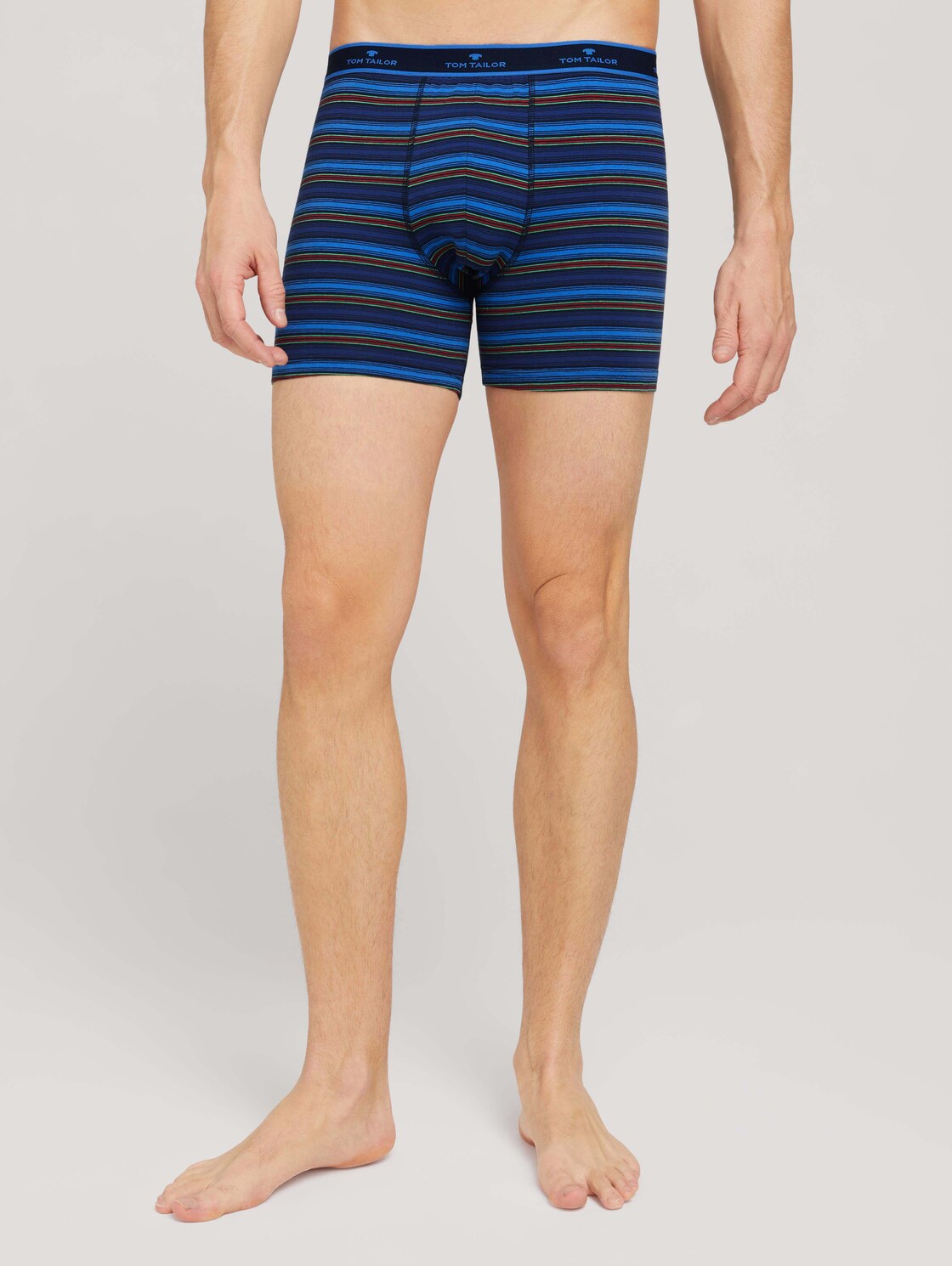 TOM TAILOR Lange Hip Pants in een dubbele verpakking, Mannen, blauw, Größe S/4